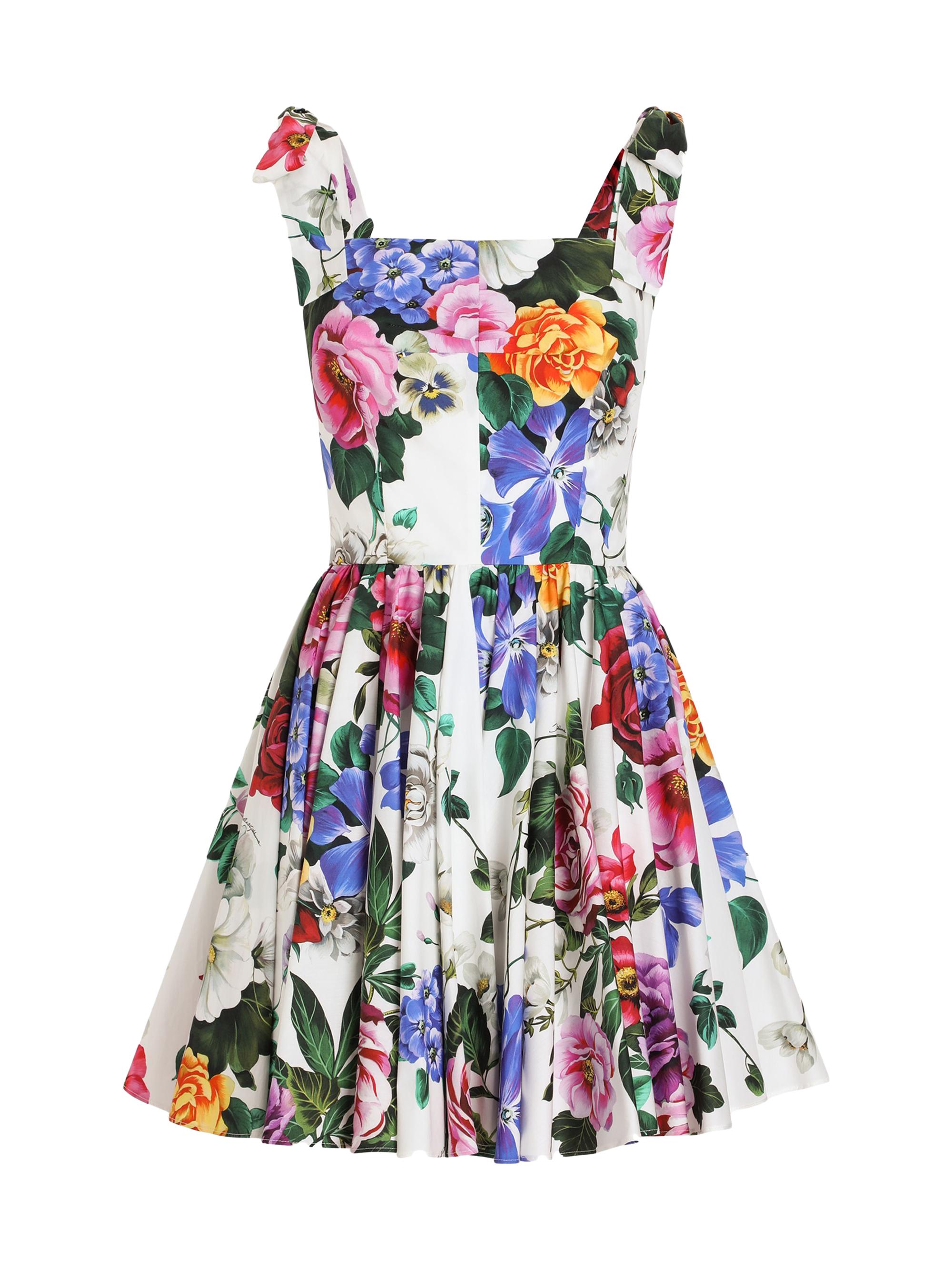 Dolce & Gabbana Women's Poppies Cotton Minidress - Mix Fiori Cretonne