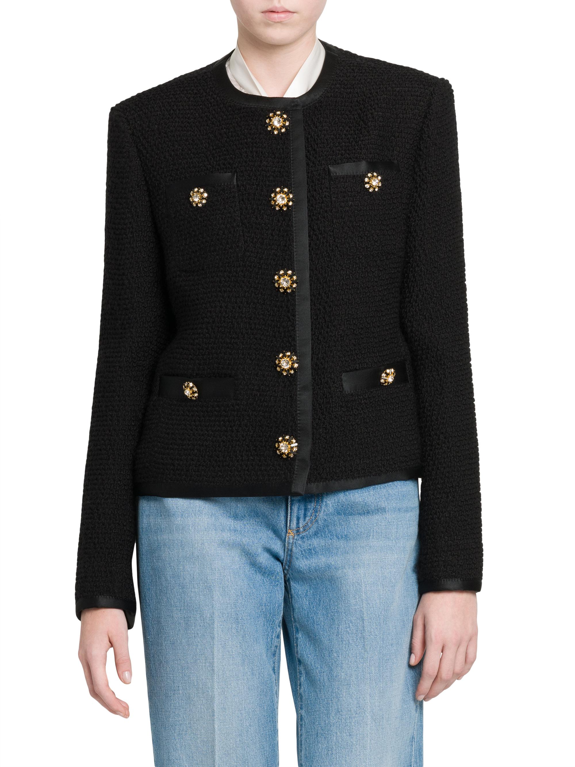 【新品】DOLCE&GABBANA シルク混織　ジャケット Dolce&Gabbana Silk & Wool Bouclé Tweed Jacket | Saks Fifth Avenue