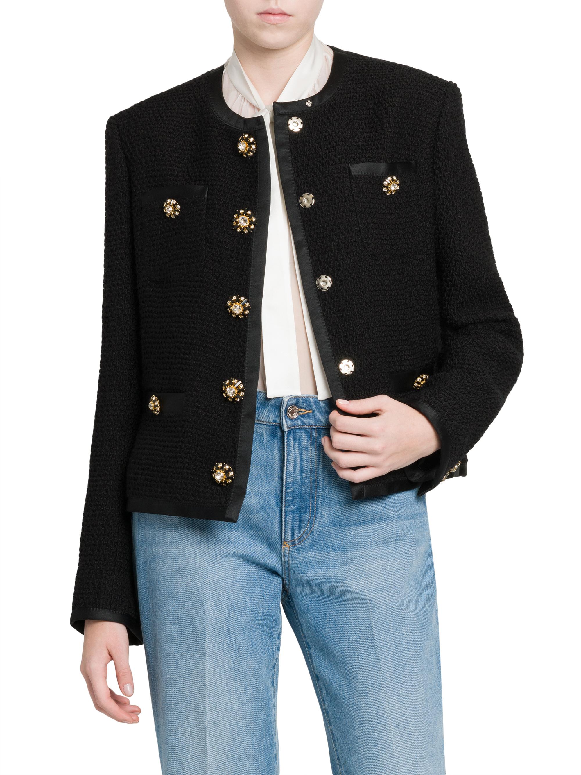 Dolce&Gabbana Silk & Wool Bouclé Tweed Jacket | Saks Fifth Avenue