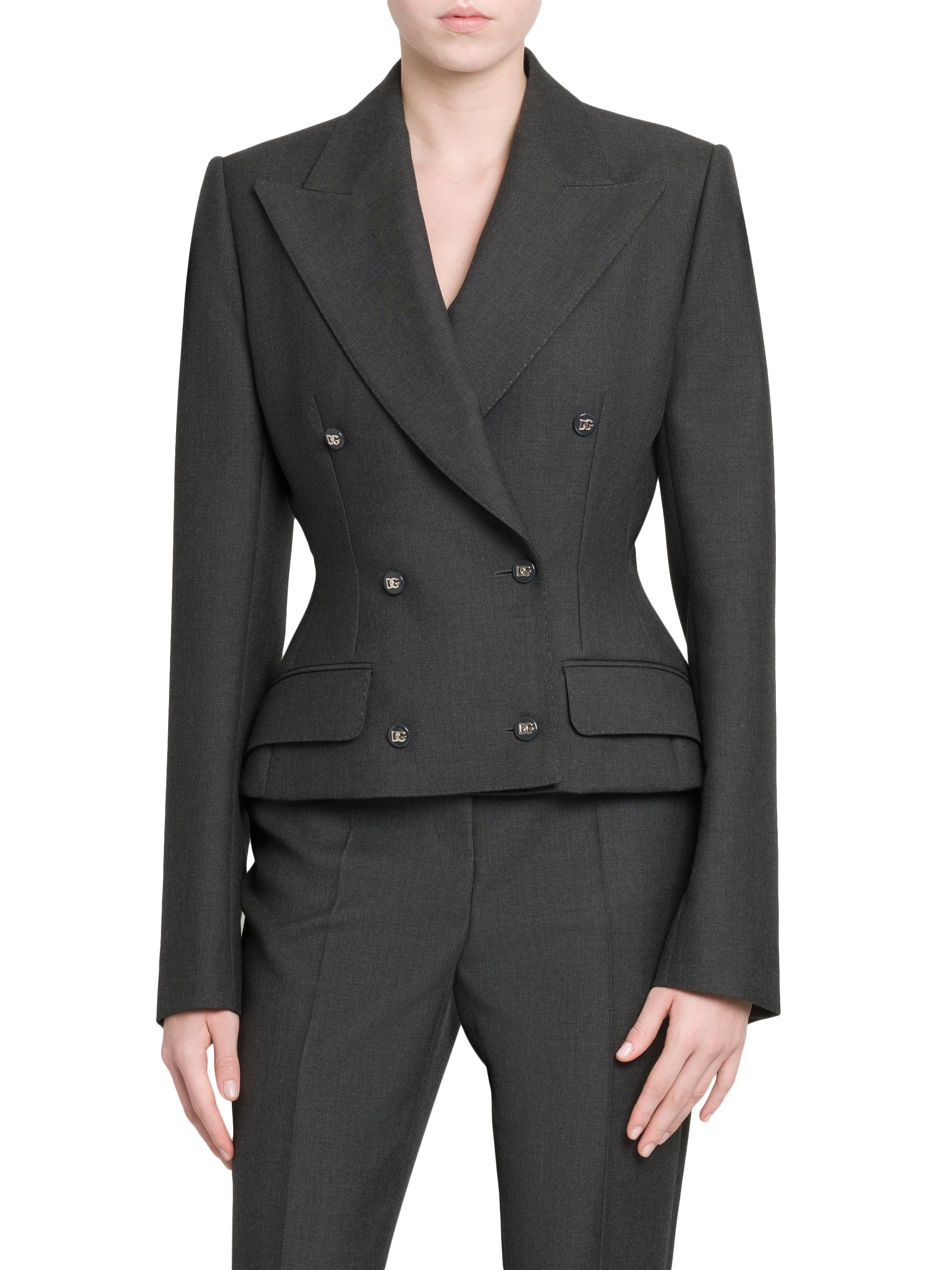 Dolce&Gabbana Wool Double-Breasted Jacket | Saks Fifth Avenue