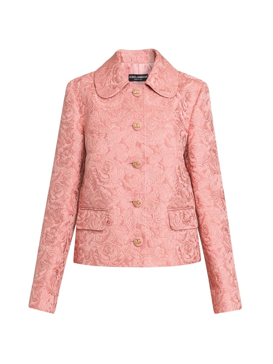 Dolce&Gabbana Floral Jacquard Tailored Jacket | Saks Fifth Avenue