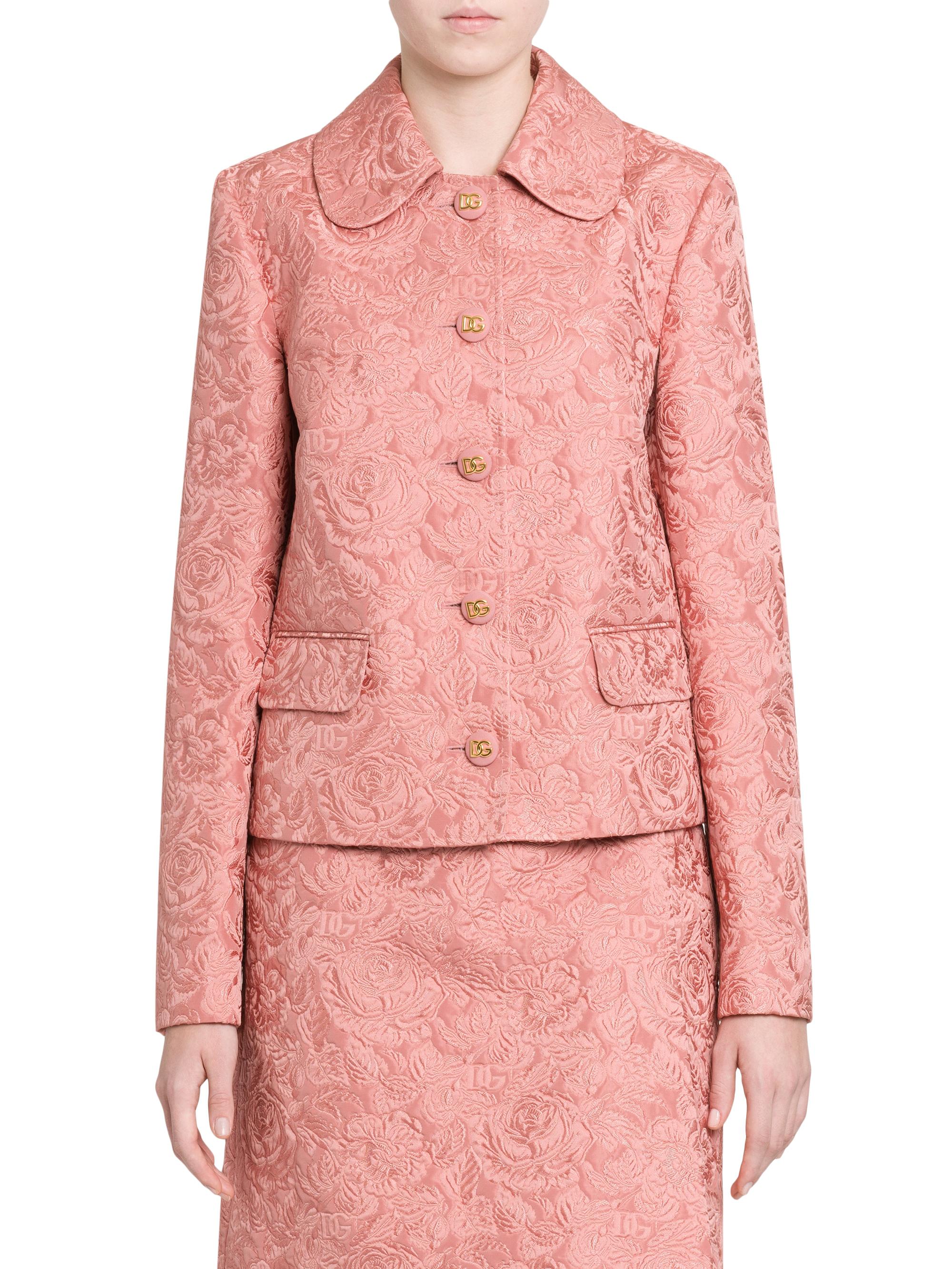 Dolce&Gabbana Floral Jacquard Tailored Jacket | Saks Fifth Avenue