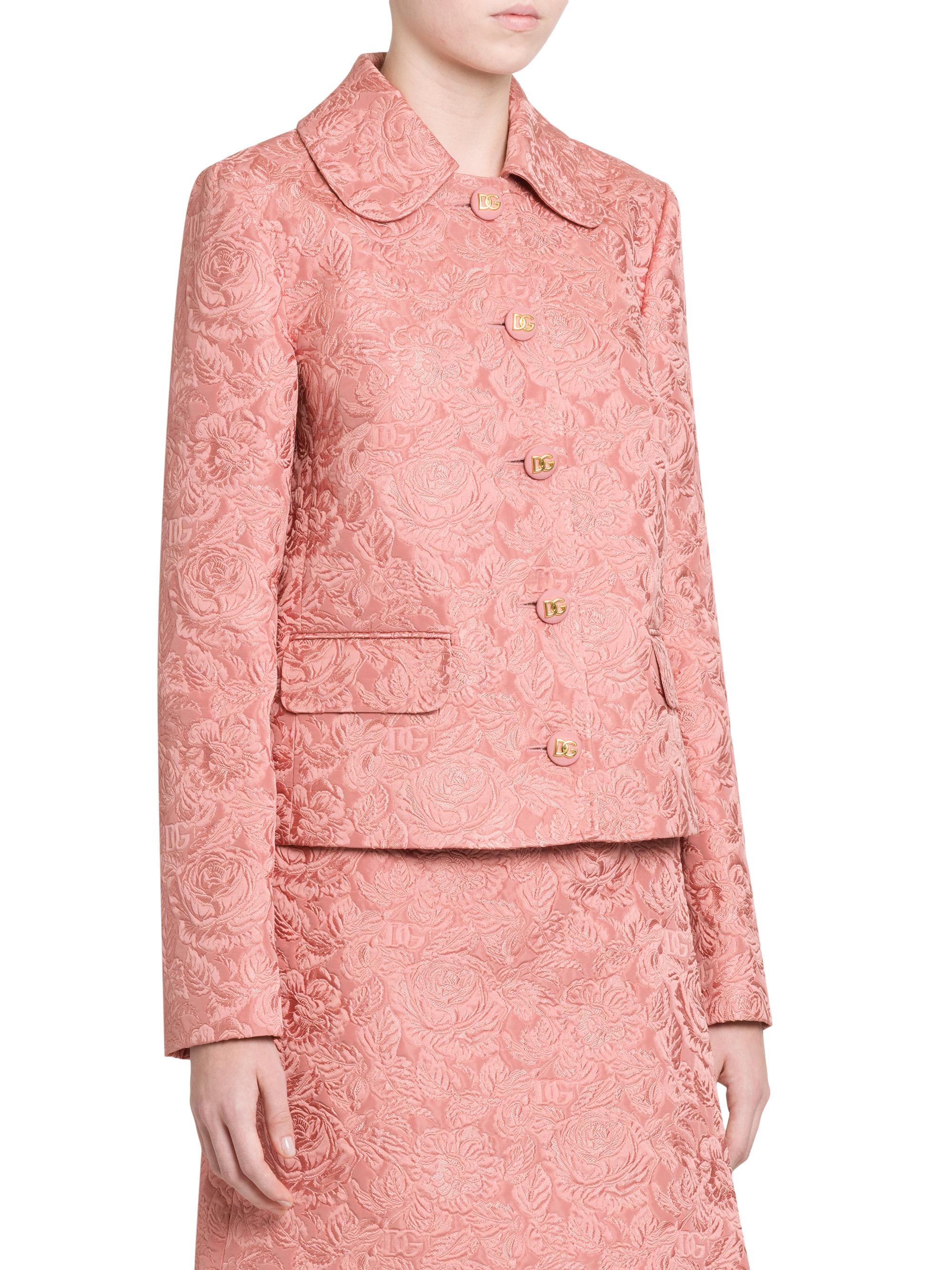 Dolce&Gabbana Floral Jacquard Tailored Jacket | Saks Fifth Avenue