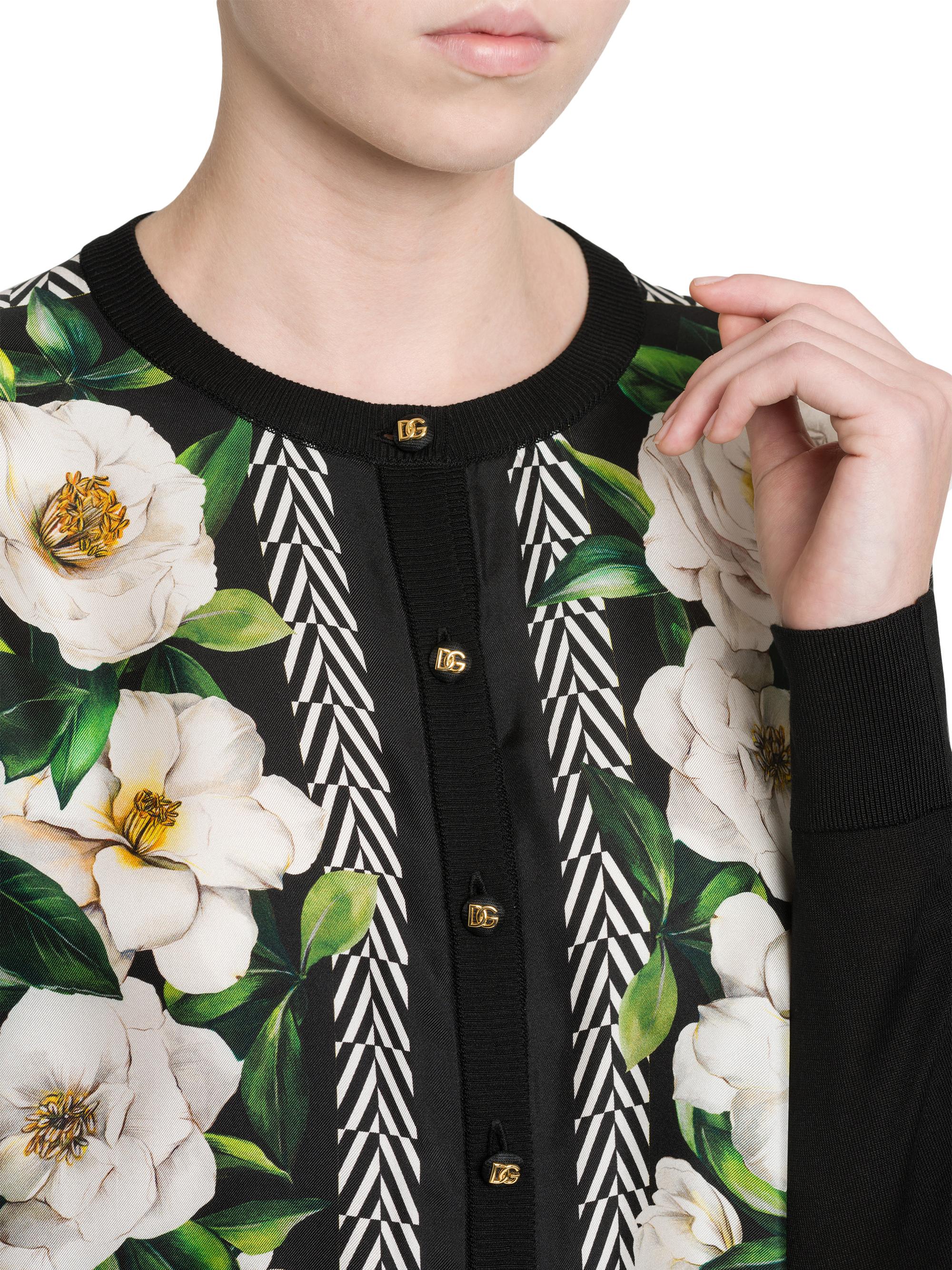 極美品★DOLCE＆GABBANA★フローラルカーディガン 極美品☆DOLCE＆GABBANA☆フローラルカーディガン 【公式通販】