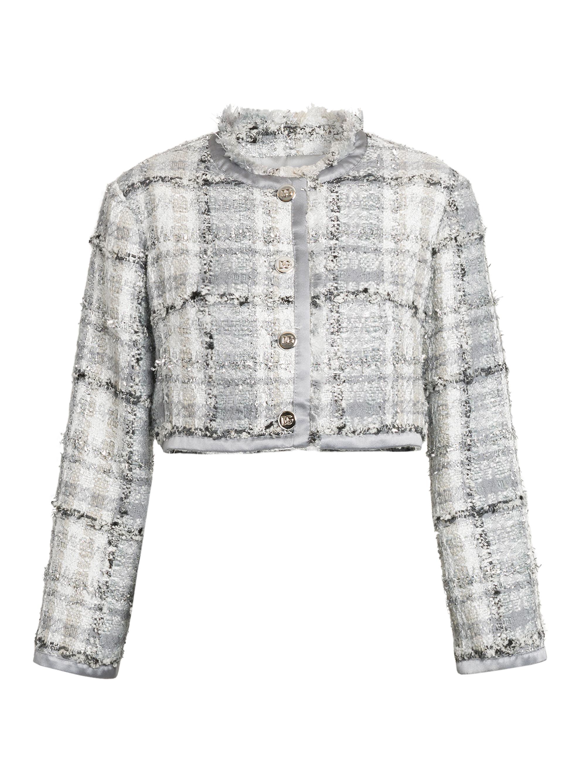 Dolce & Gabbana Women's Rachel Check Tweed Jacket - Quadri Check Tartan