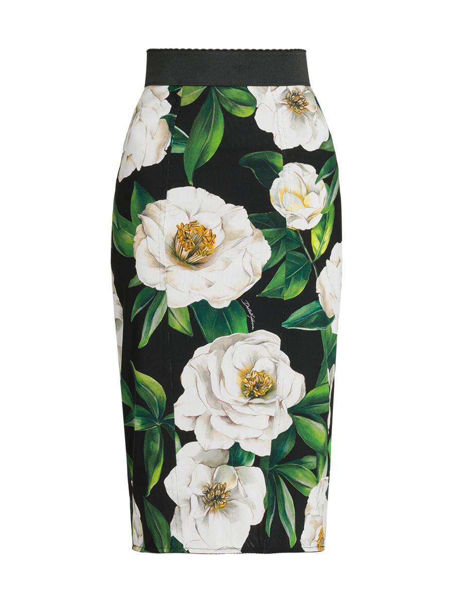 Dolce&Gabbana Gardenia Stretch Pencil Skirt | Saks Fifth Avenue