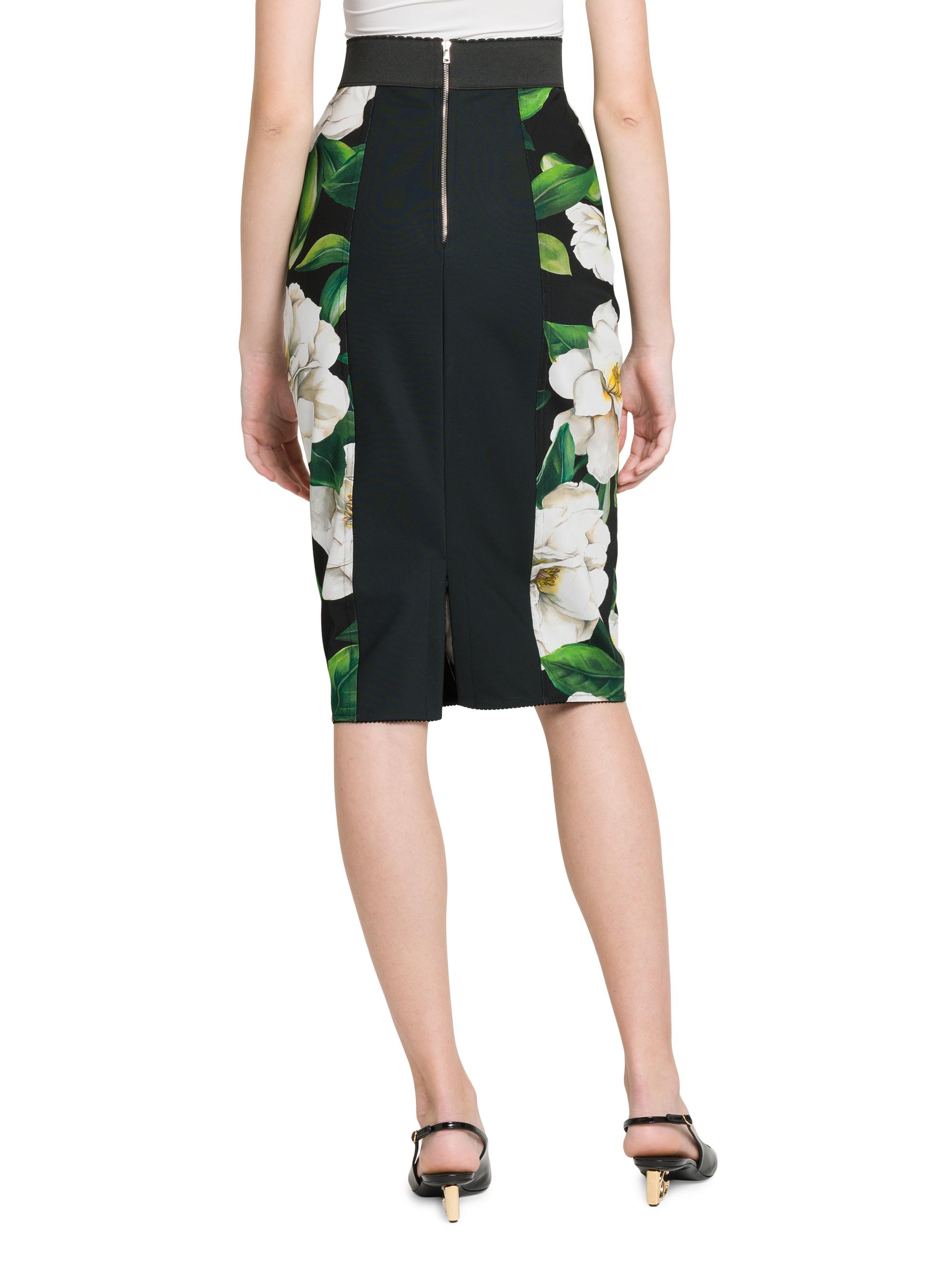 Dolce&Gabbana Gardenia Stretch Pencil Skirt | Saks Fifth Avenue