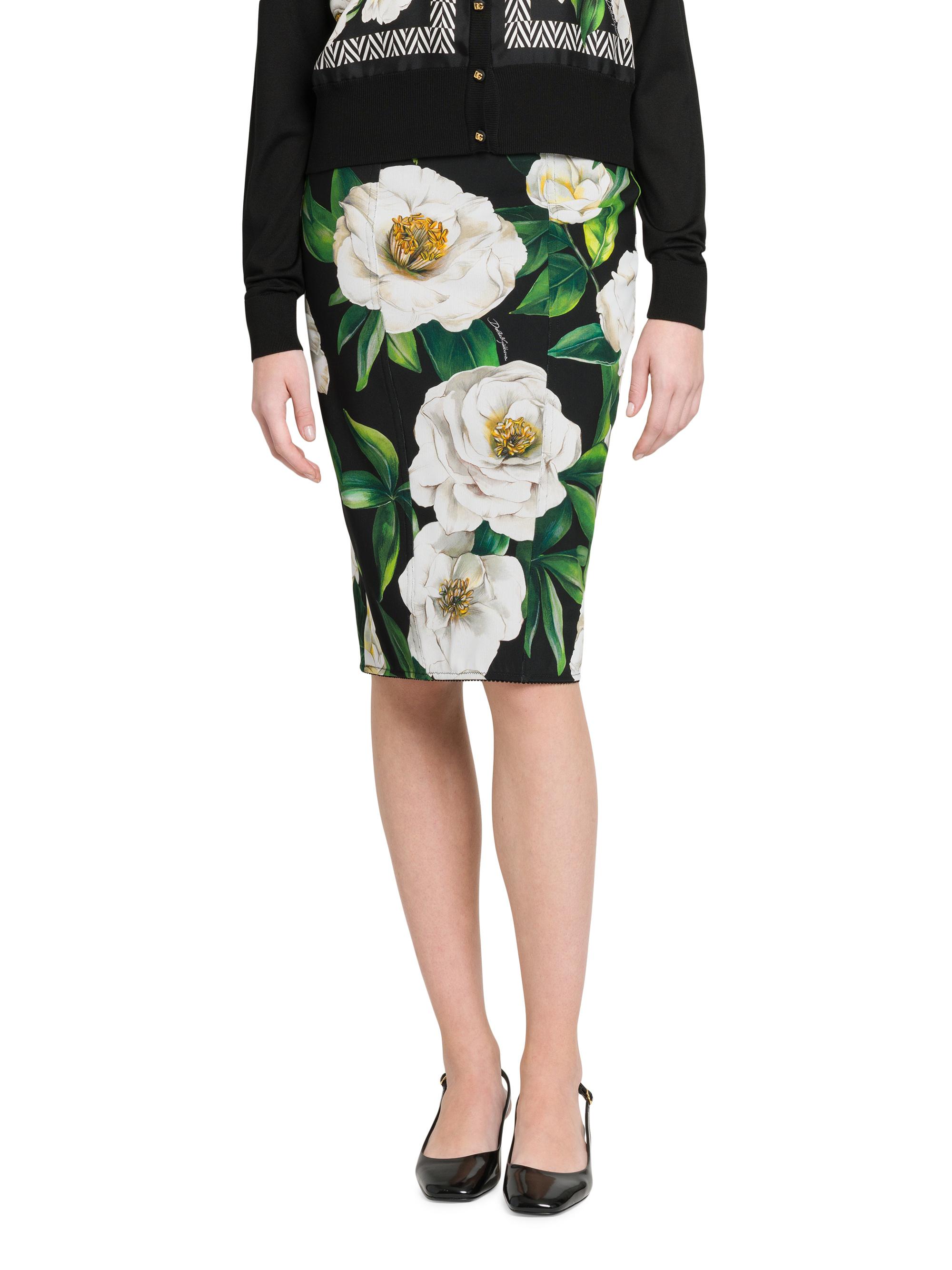 専用！　DOLCE&GABBANA スカート Dolce&Gabbana Gardenia Stretch Pencil Skirt | Saks Fifth Avenue