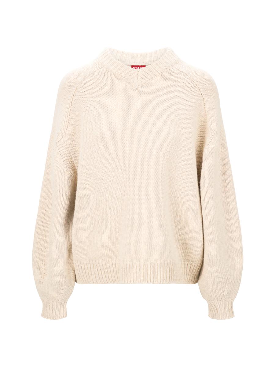 トップス BATONER EXTRA HARD TWIST WOOL V-NECK 77aaf805cmx24005_1.jpg