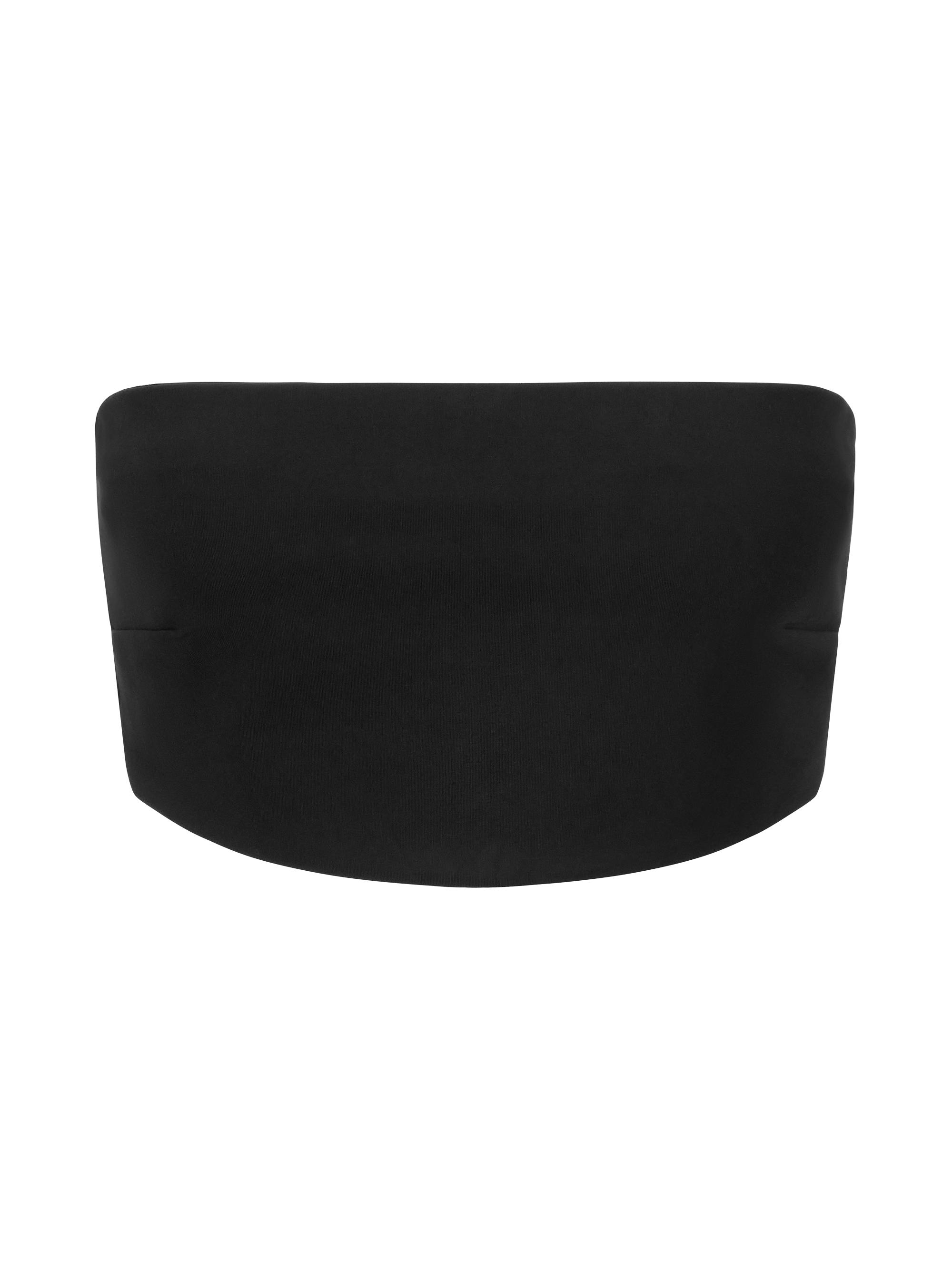 Staud Women's Palladium Cropped Bandeau Zip Top - Black