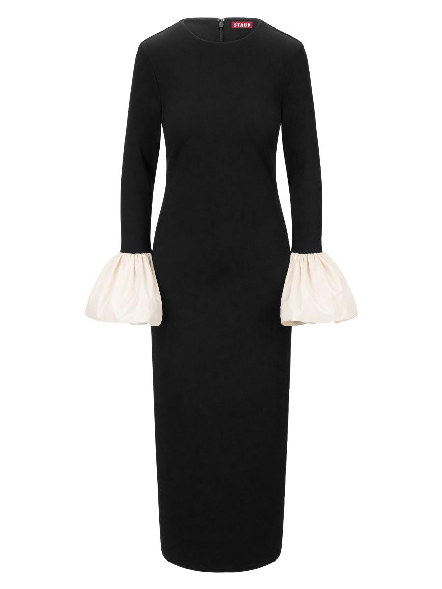 スーツ・フォーマル・ドレス ANDRESD bell sleeve slit dress bell sleeve slit dress ベルスリーブスリットドレス（ドレス