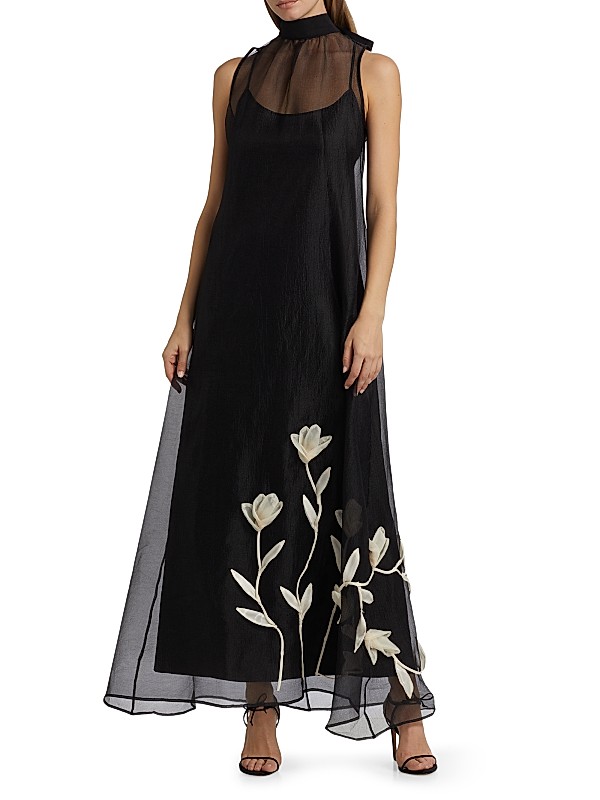 Shop Staud Albee Chiffon Maxi Dress | Saks Fifth Avenue Shop Staud Albee Chiffon Maxi Dress | Saks Fifth Avenue