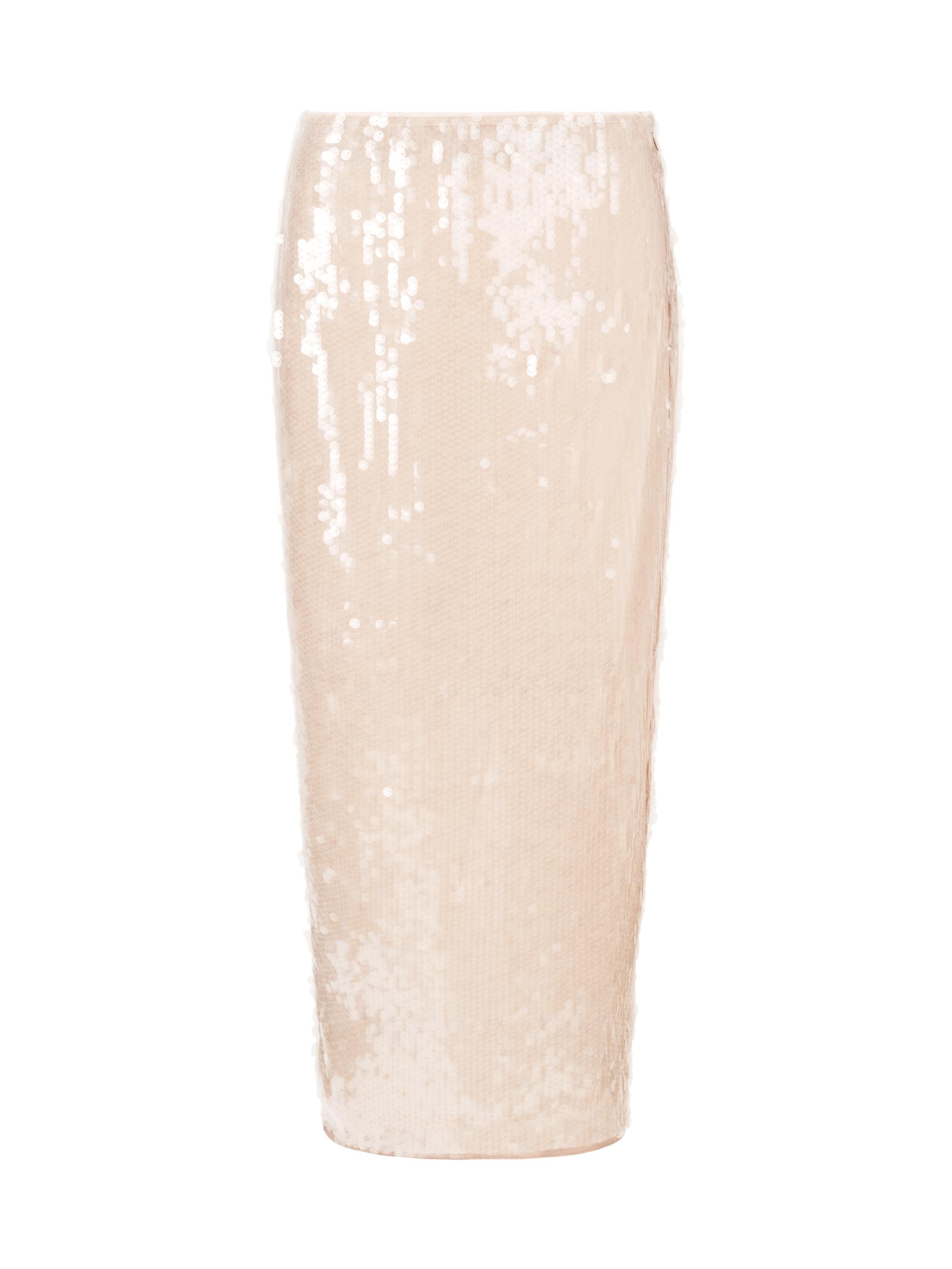 chinese dress ladies Staud Mesa Riverstone Sequin Combo Maxi Dress