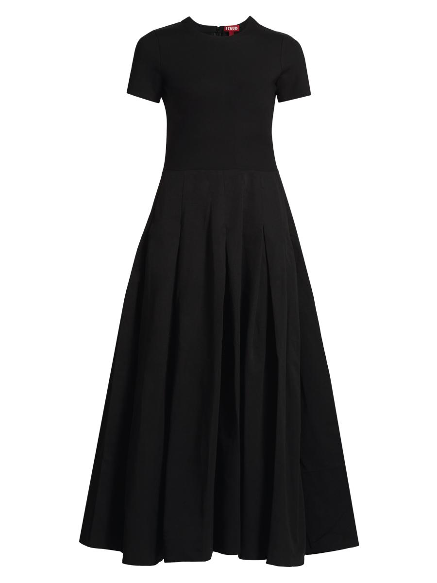 Staud Hopper Pleated Cocktail Dress | Saks Fifth Avenue