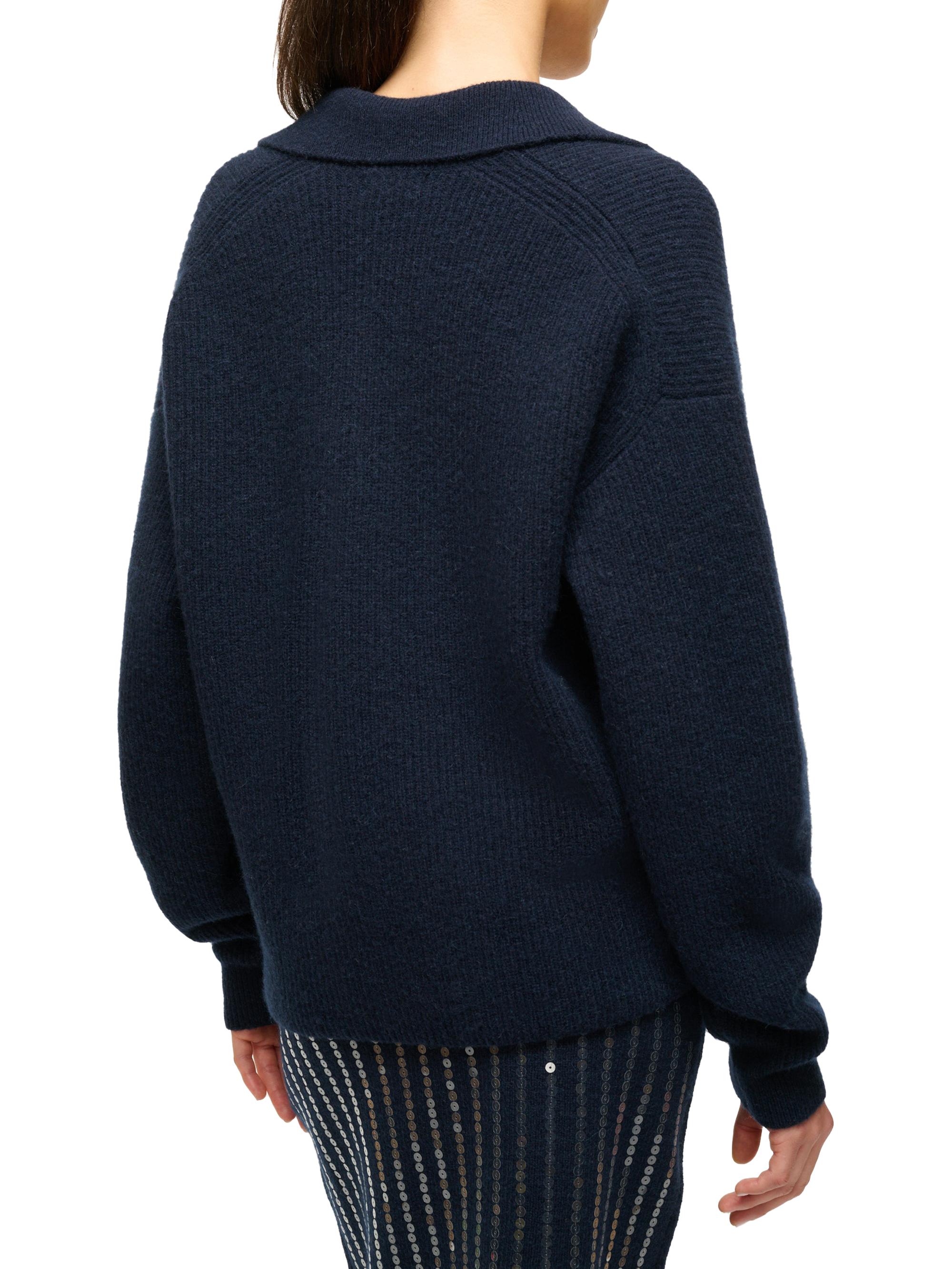 Staud Ruston Rib-Knit V-Neck Sweater | Saks Fifth Avenue
