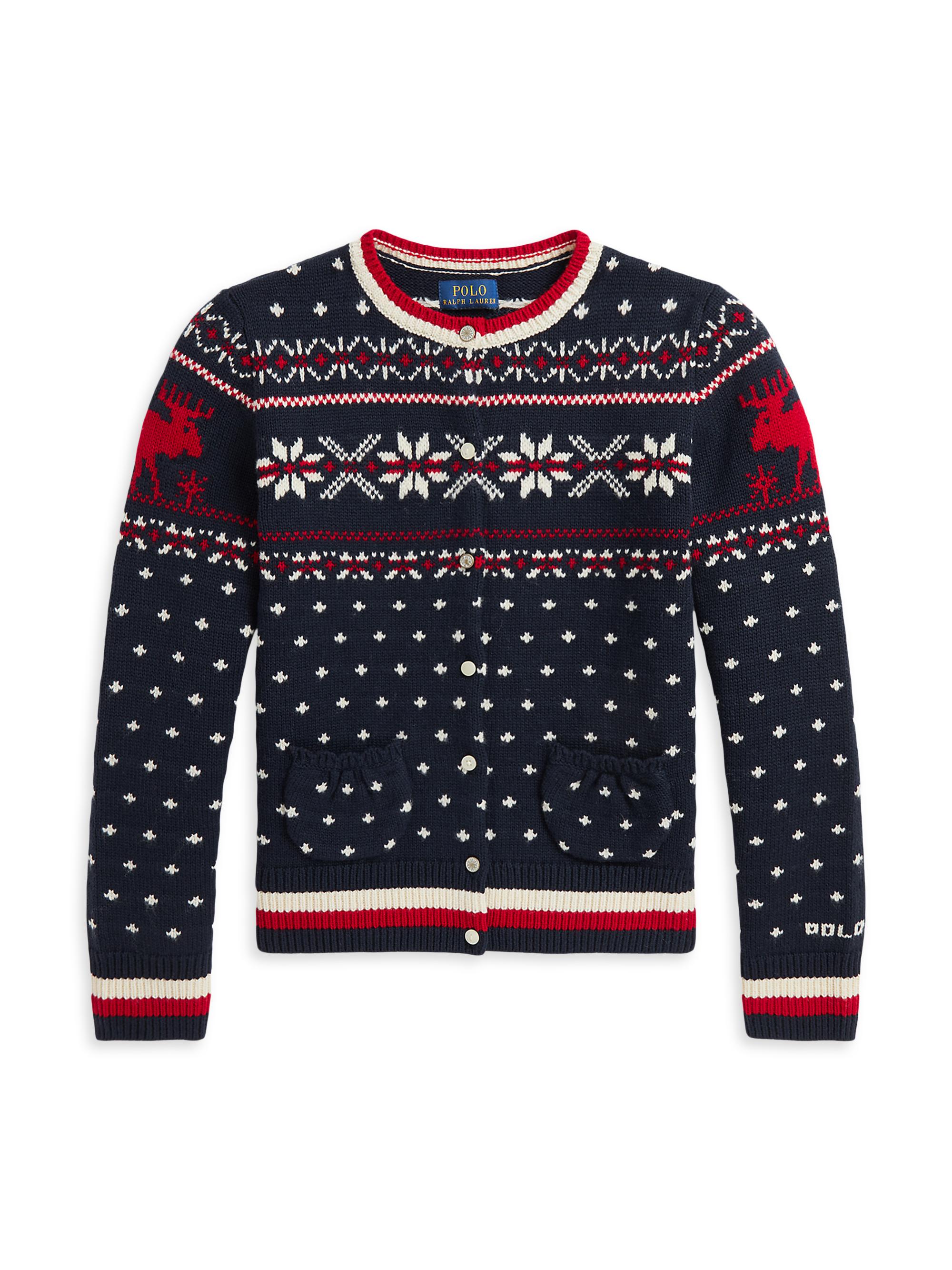 Polo Ralph Lauren Little Girl's & Girl's Fair Isle Cotton-Wool