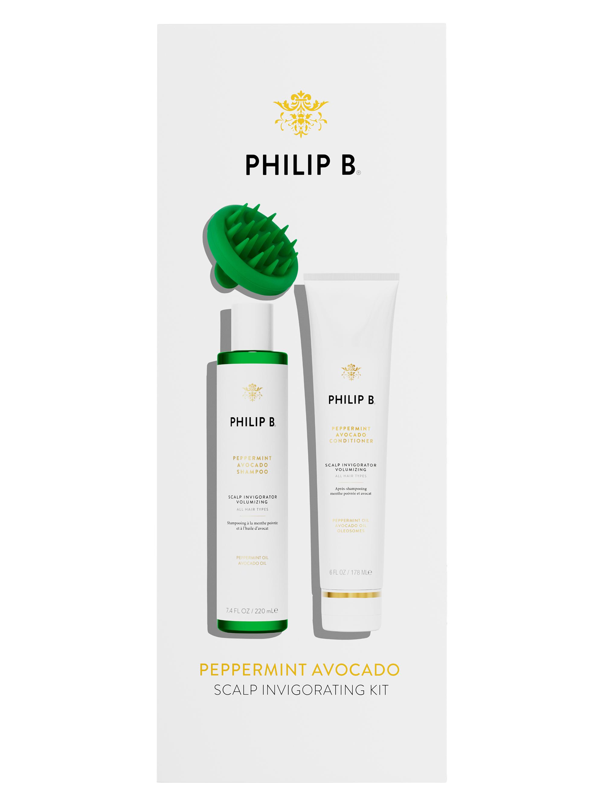 Philip B Women's Peppermint Avocado Scalp Invigorating Kit