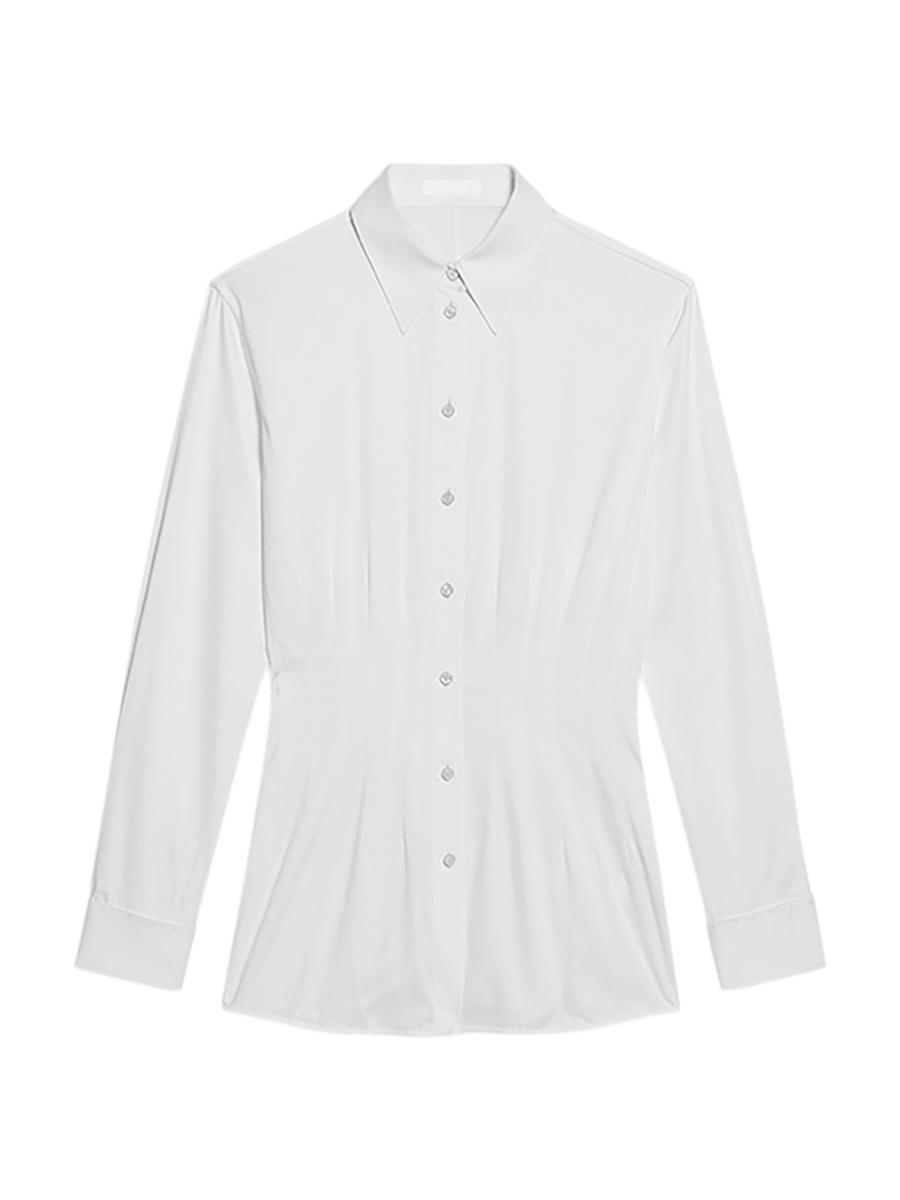 Helmut Lang Darted Stretch Cotton Shirt | Saks Fifth Avenue