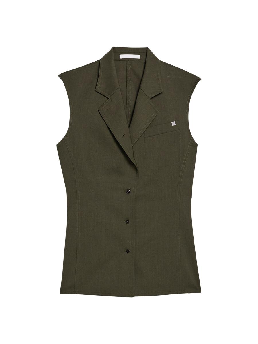 Helmut Lang Modest Wool Tailored Vest | Saks Fifth Avenue
