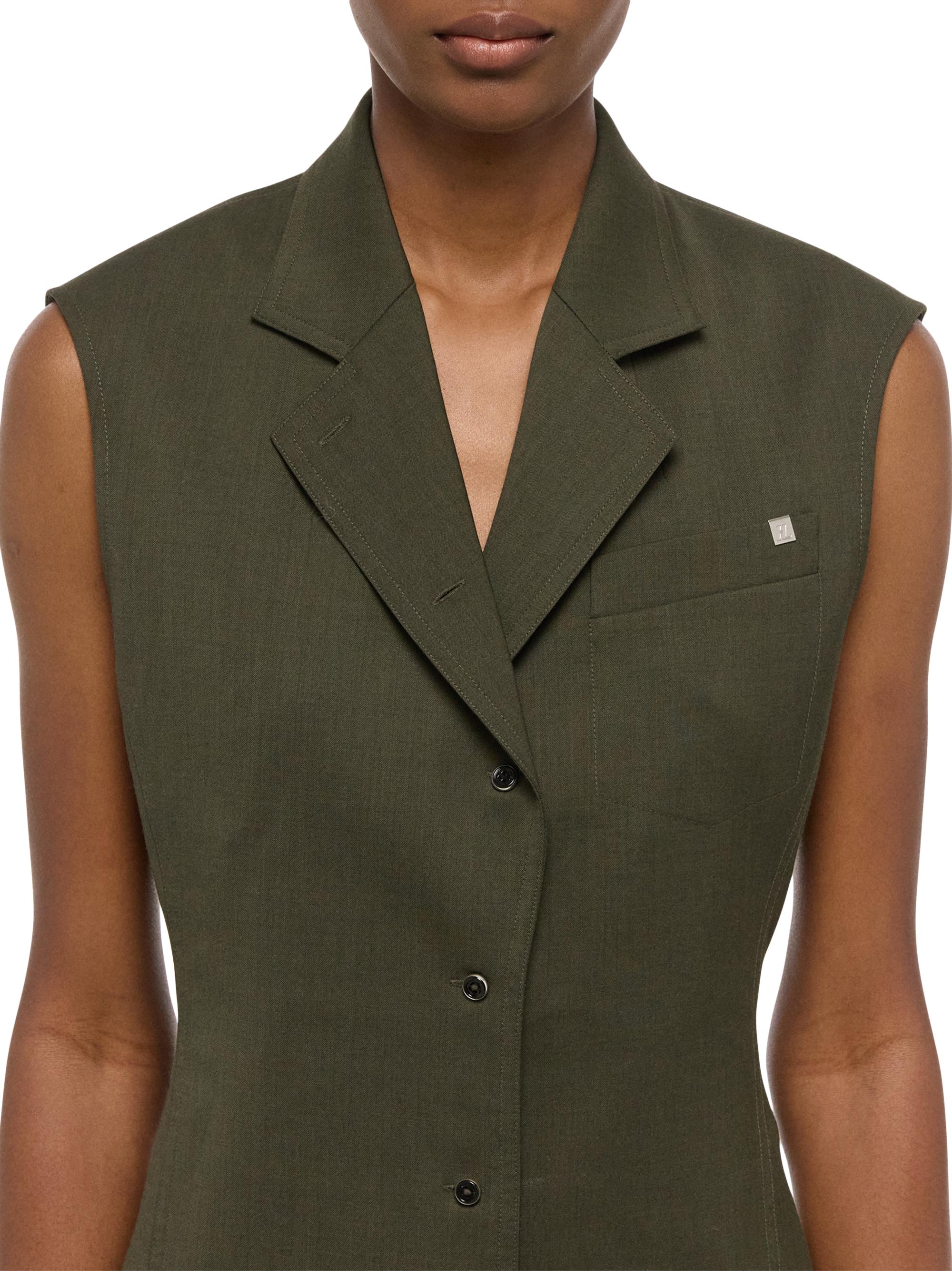 Helmut Lang Modest Wool Tailored Vest | Saks Fifth Avenue