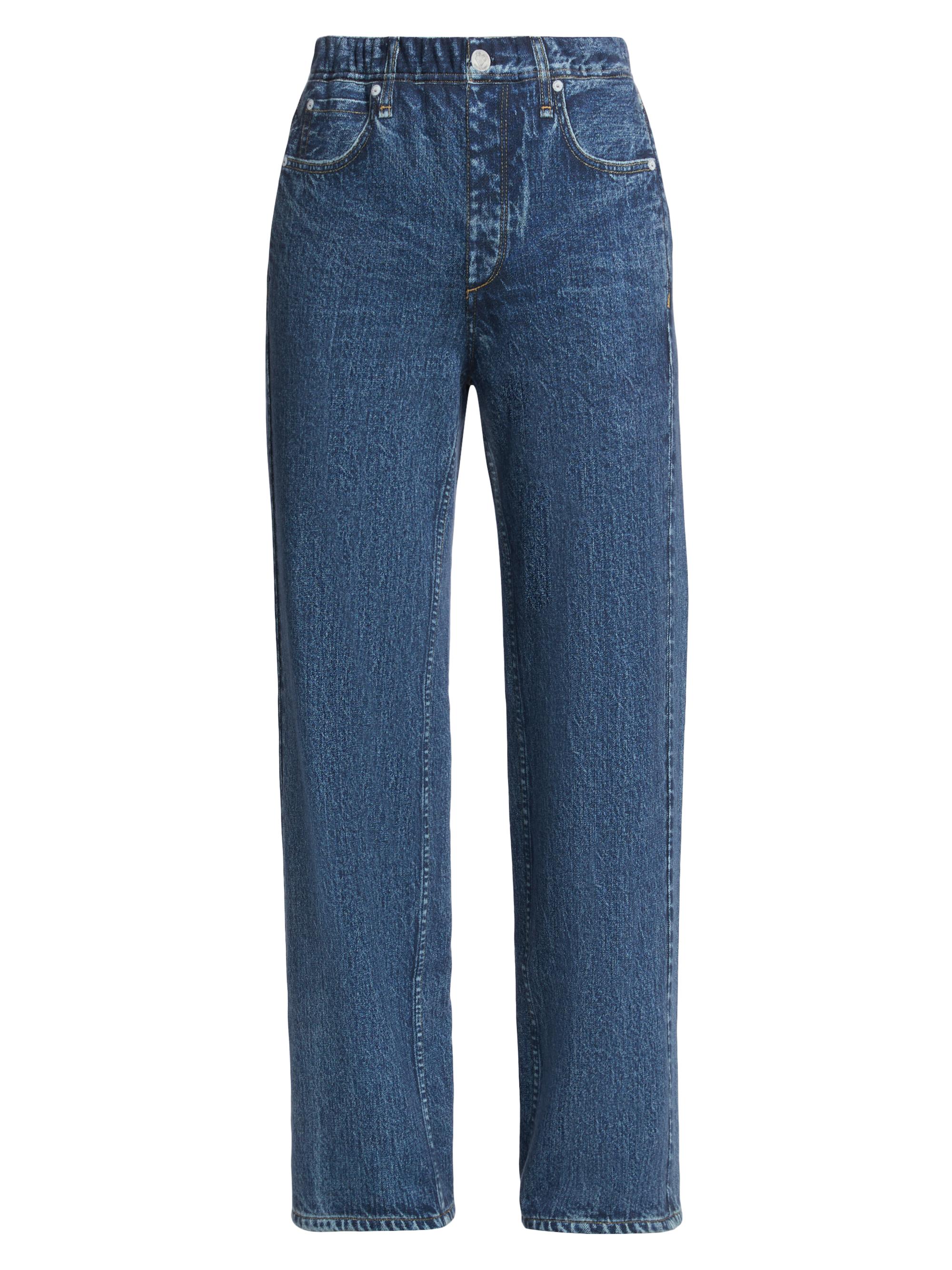 rag & bone Women's Miramar Cotton Terry Jeans - Topaz