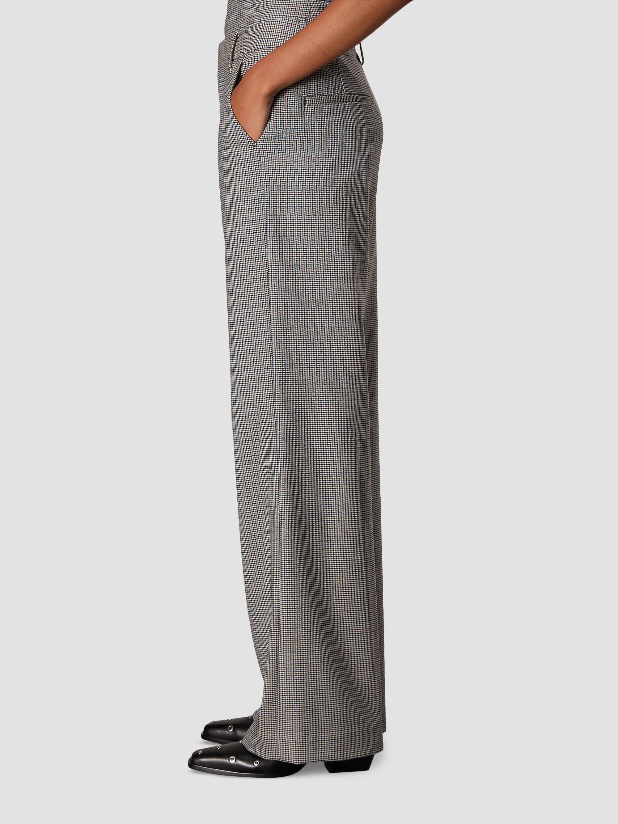 Pantalon Tailleur Femme Rafaela - Taille 16 - Gris Prince De Galles - Longueur 36.5" - Occasion Excellent état