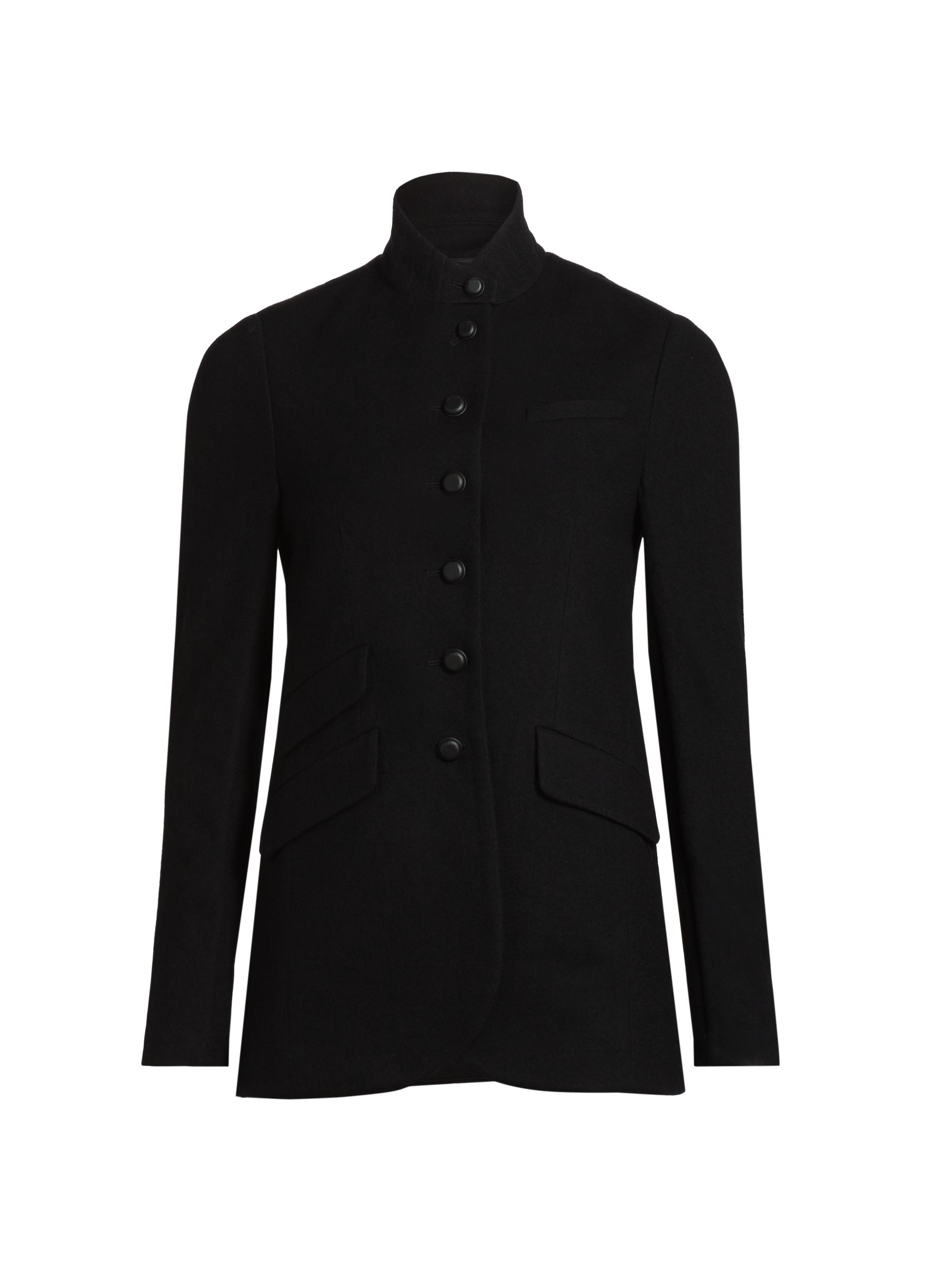 rag & bone Women's Slade Long Wool Blazer - Black