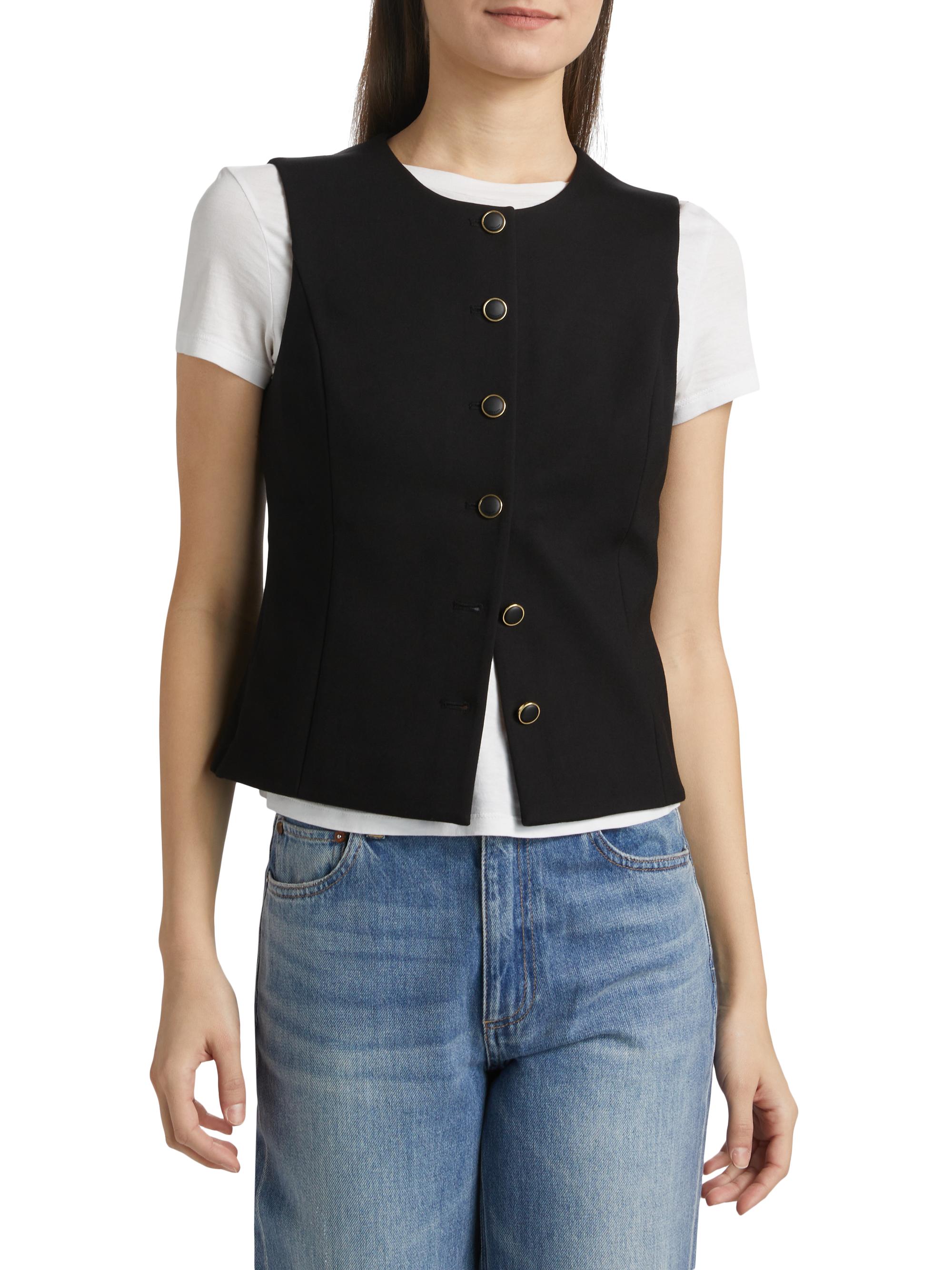 rag & bone Irina Button-Up Vest | Saks Fifth Avenue