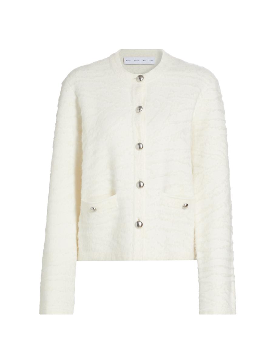 Proenza Schouler White Label Josephine Textured-Knit Jacket