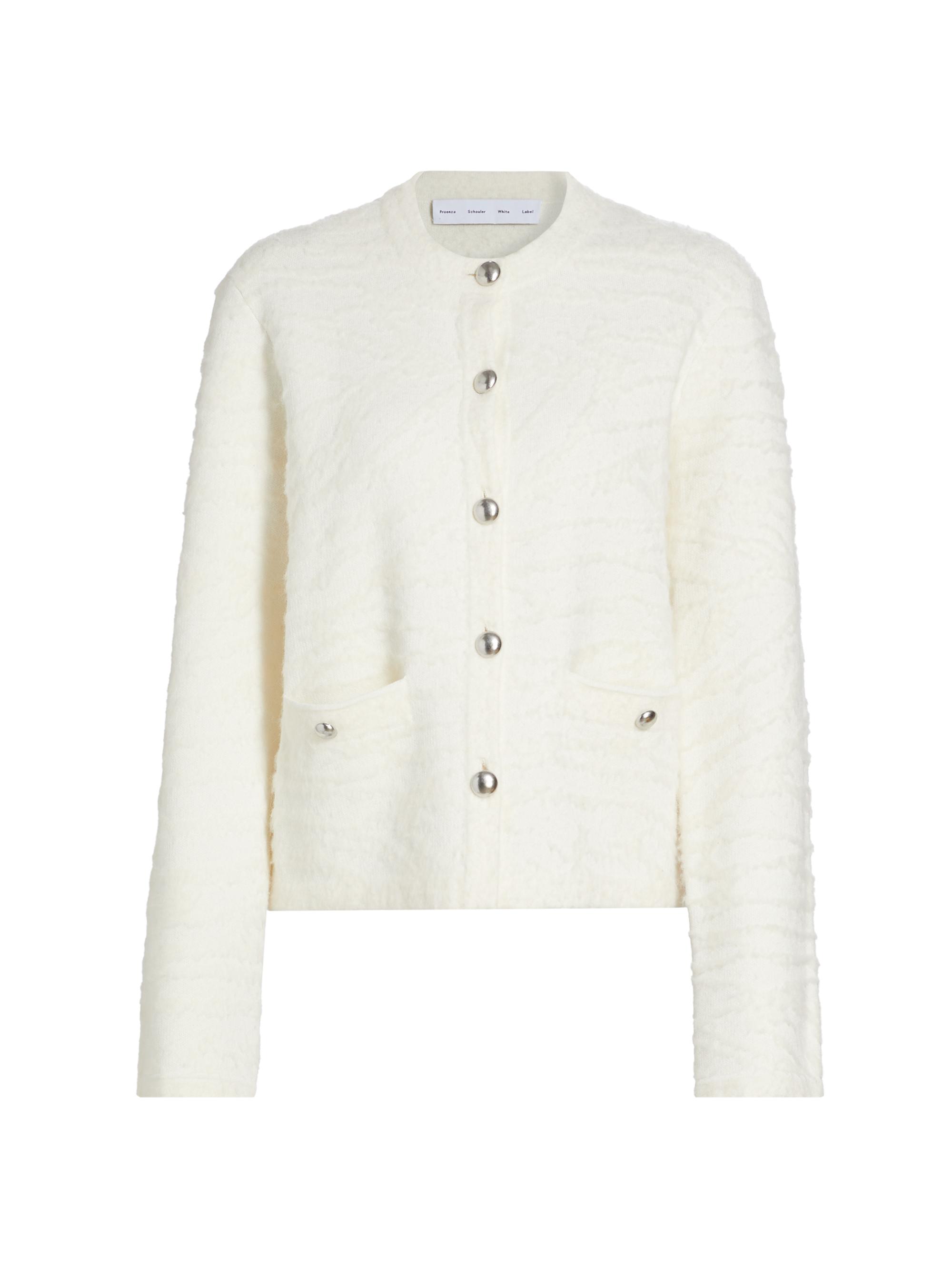 Proenza Schouler White Label Josephine Textured-Knit Jacket | Saks