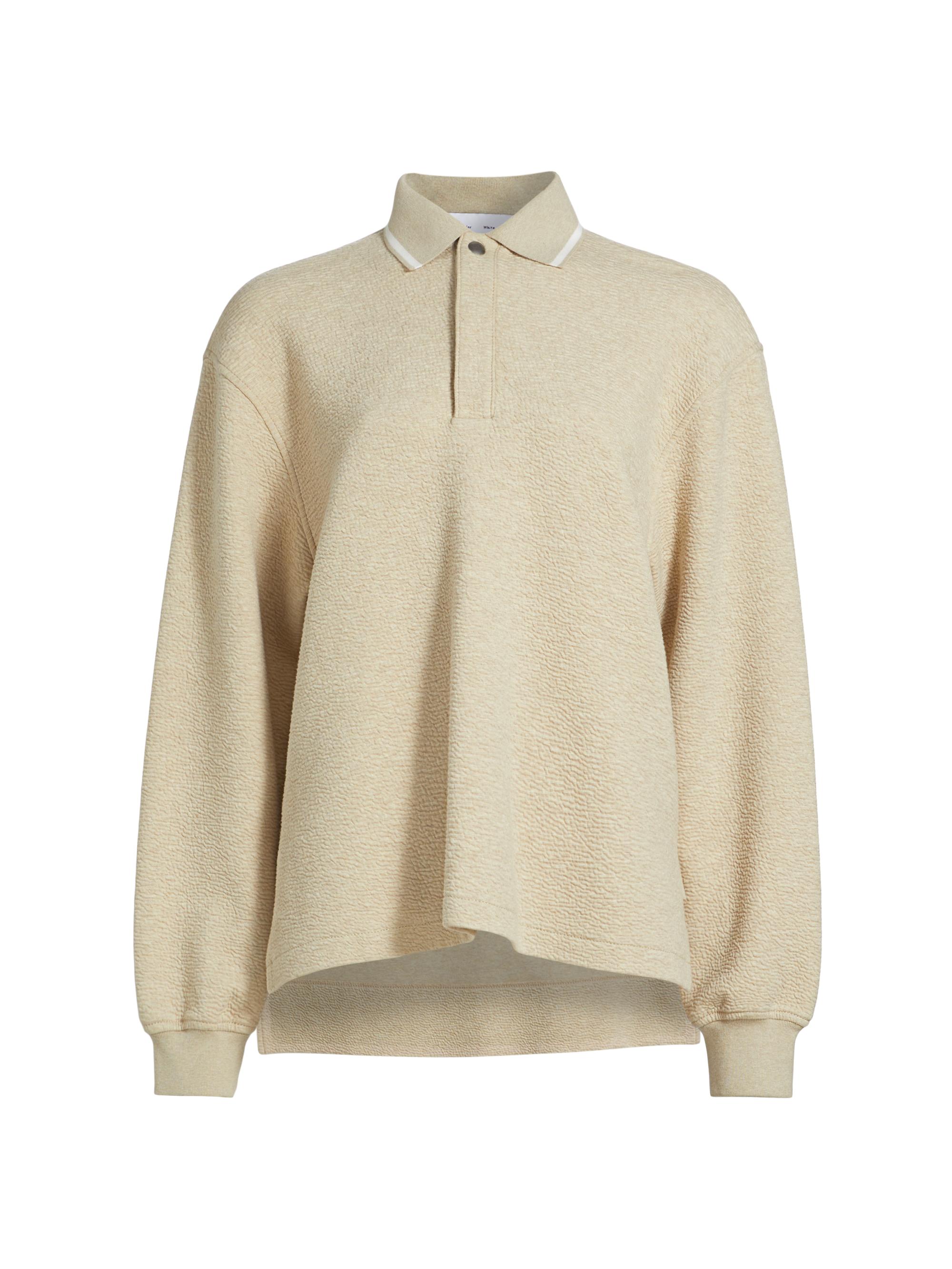 Proenza Schouler White Label Women's Genevieve Cloque-Knit Sweater - Oatmeal Melange