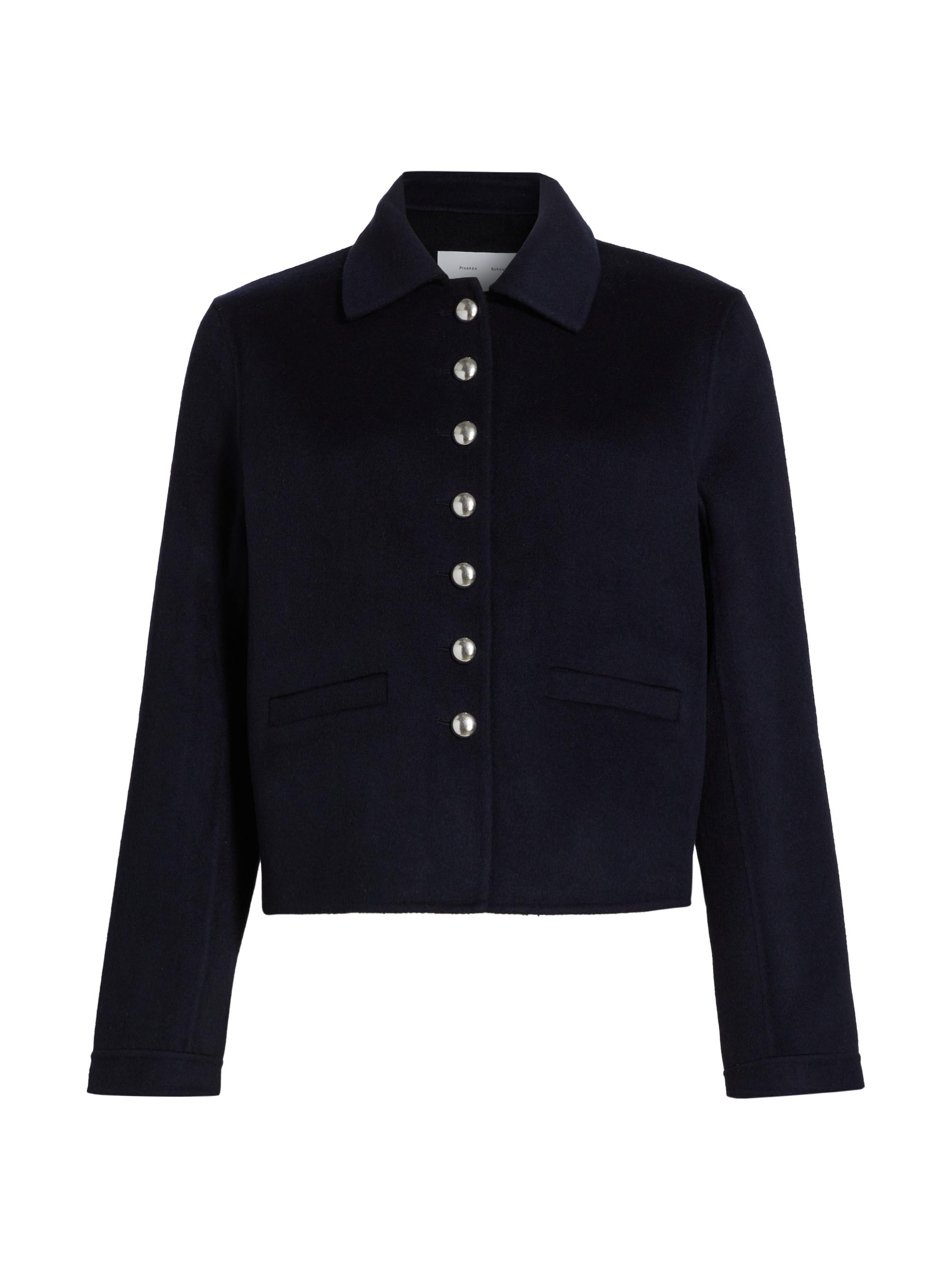 Proenza Schouler White Label Women's Emilie Double-Face Wool Jacket - Ink Black