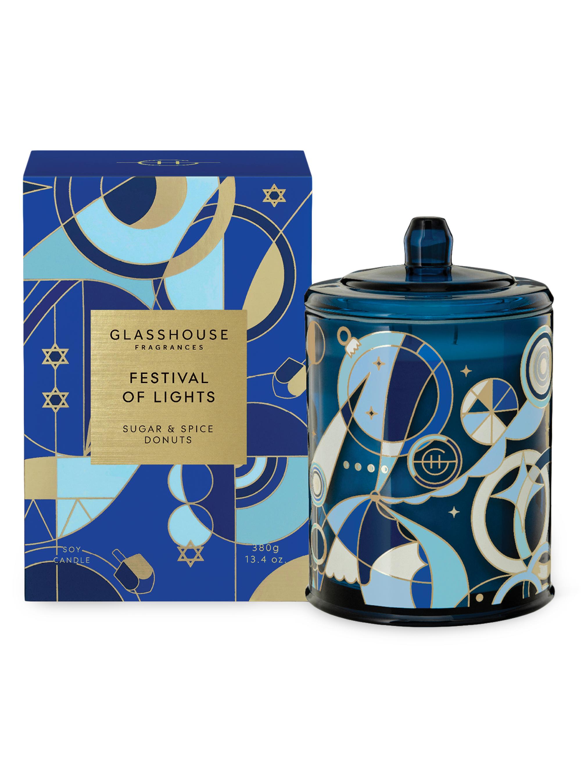 Glasshouse Fragrances Festival of Lights Candle