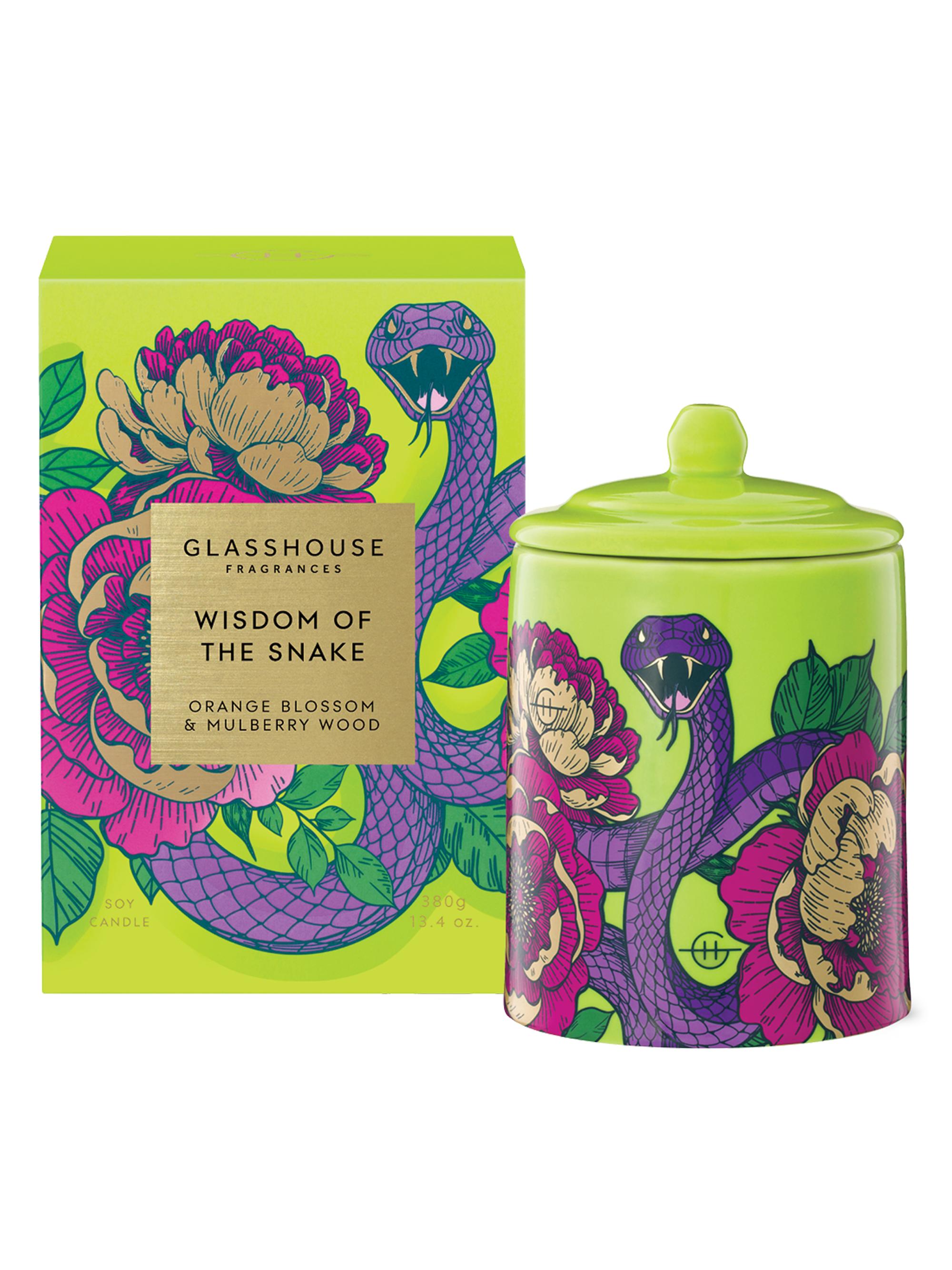 Glasshouse Fragrances Wisdom of the Snake Candle