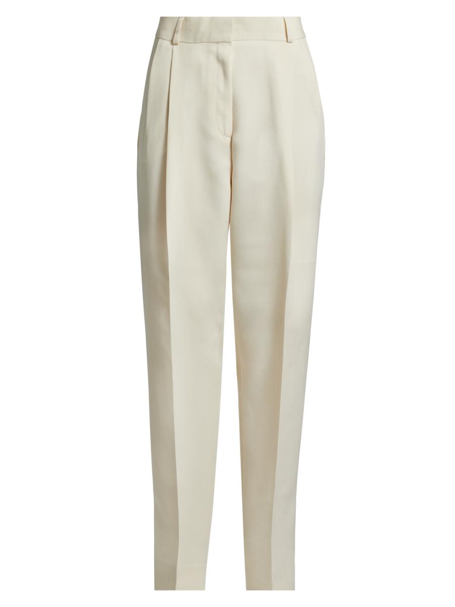 Toteme Double-Pleated Tailored Trousers | Saks Fifth Avenue