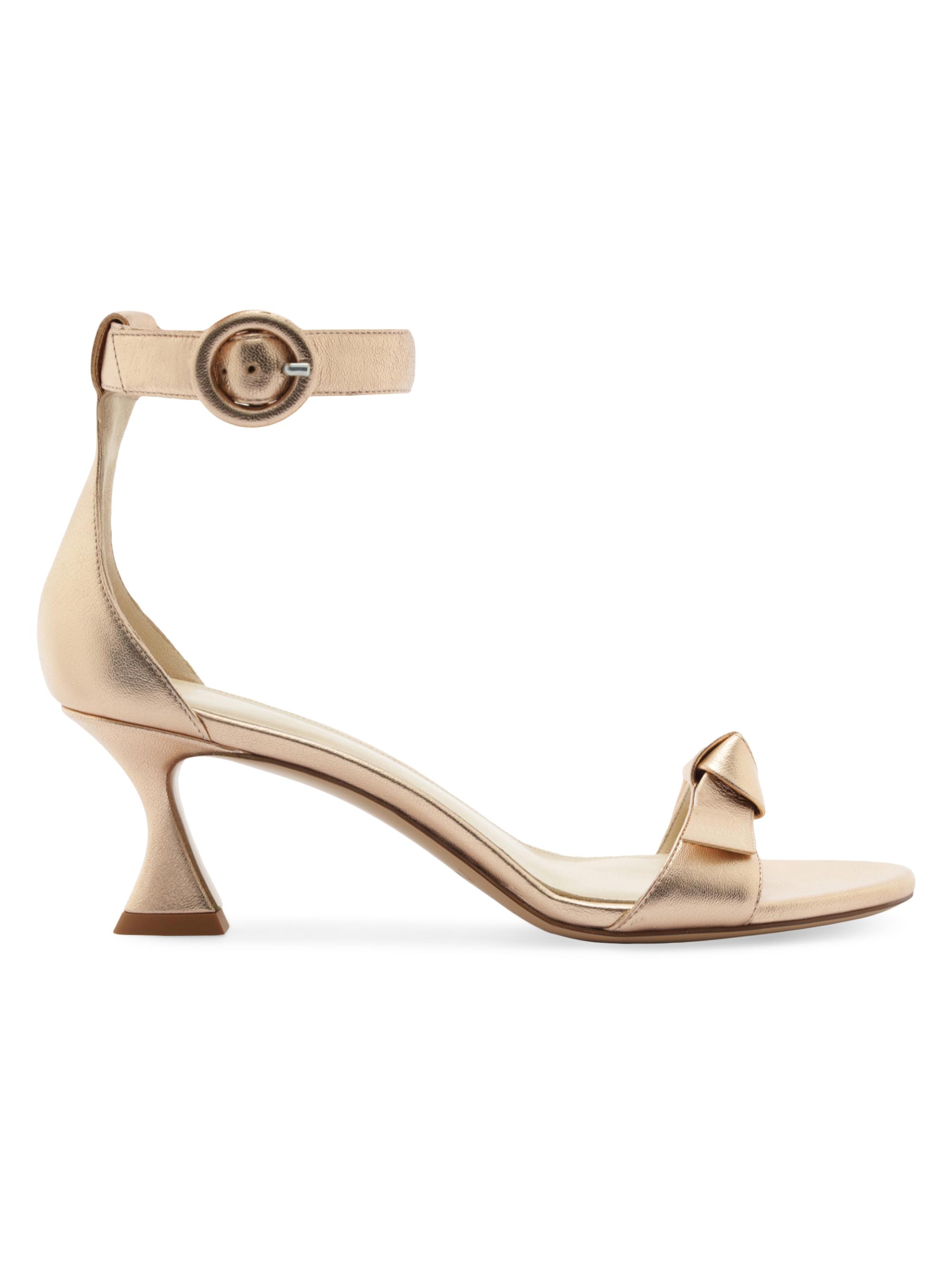 Alexandre Birman Women's Clarita Buckle 60MM Leather Sandals - Golden