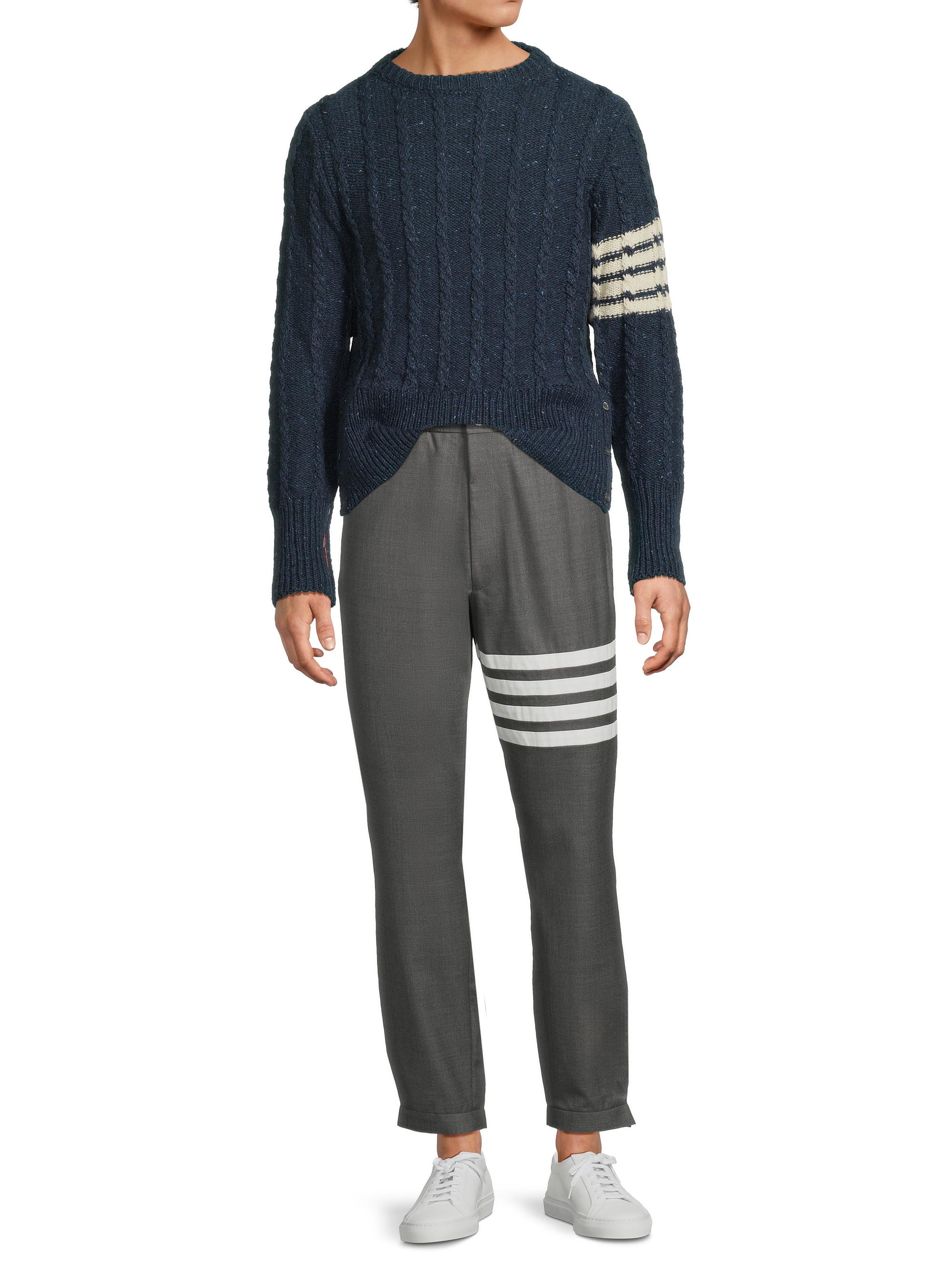 THOM BROWNE ストライプストール Thom Browne Striped Snap