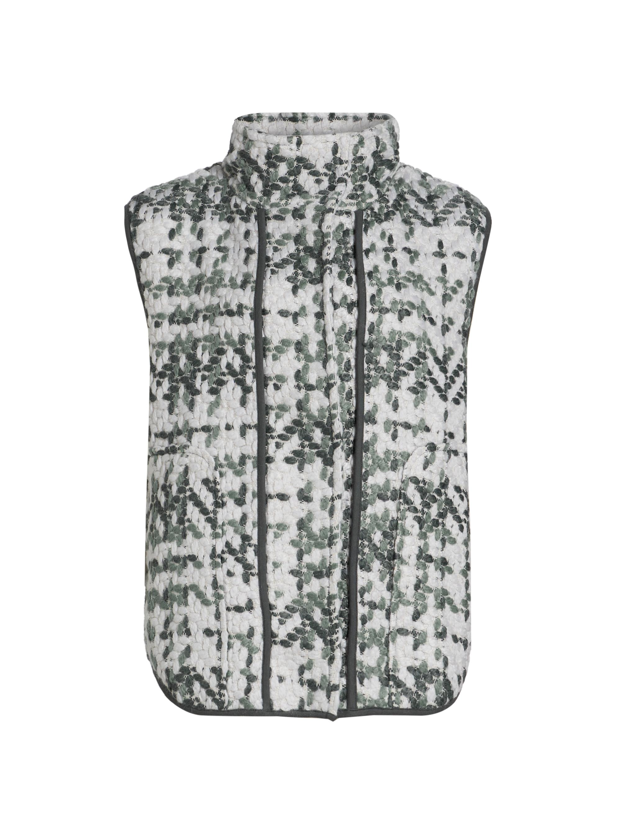 Splendid Women's Aspen Plaid Vest - Evergreen Multi