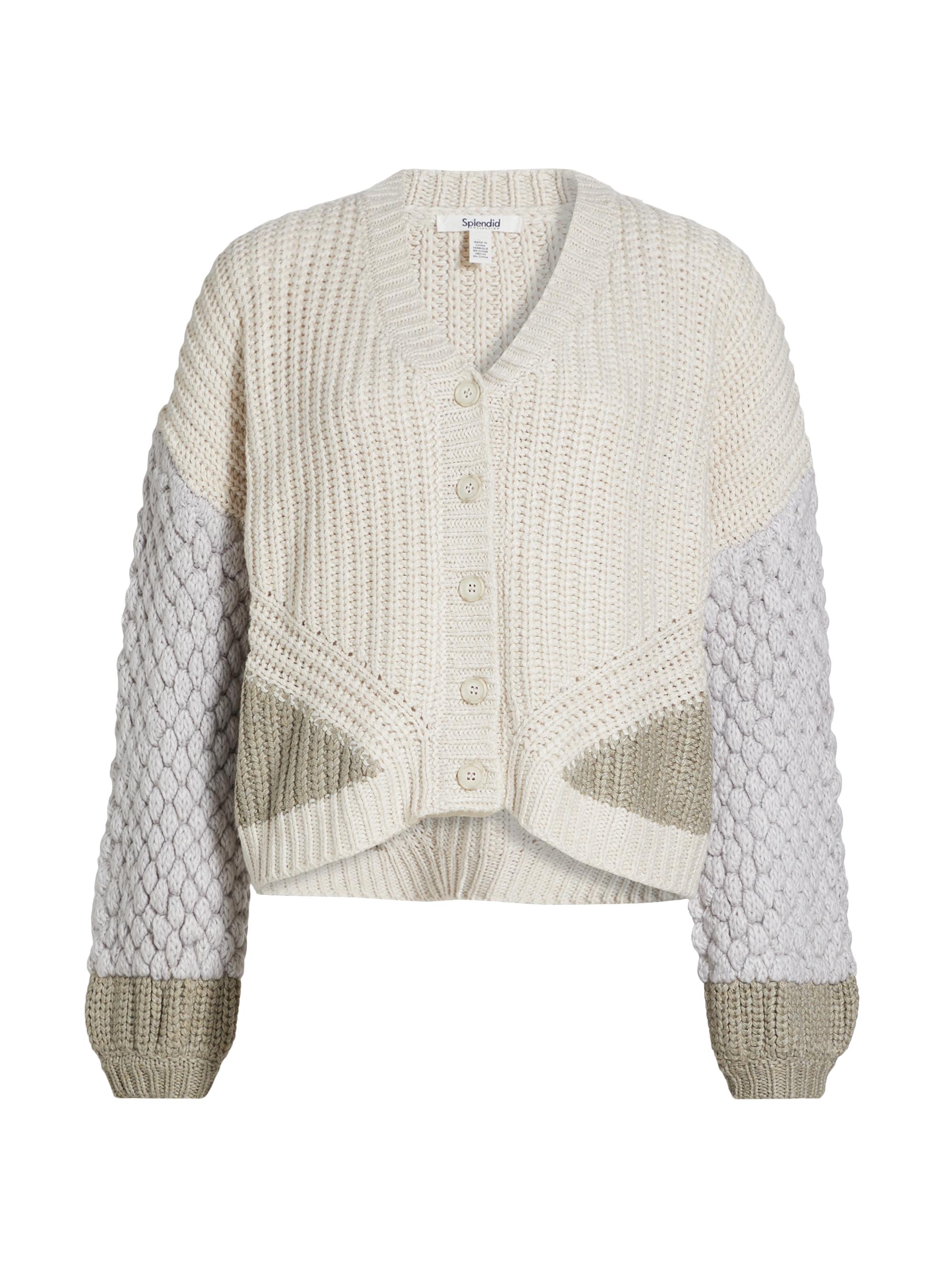 トップス ladylike knit cardigan Splendid Margo Colorblock Knit Cardigan | Saks Fifth Avenue