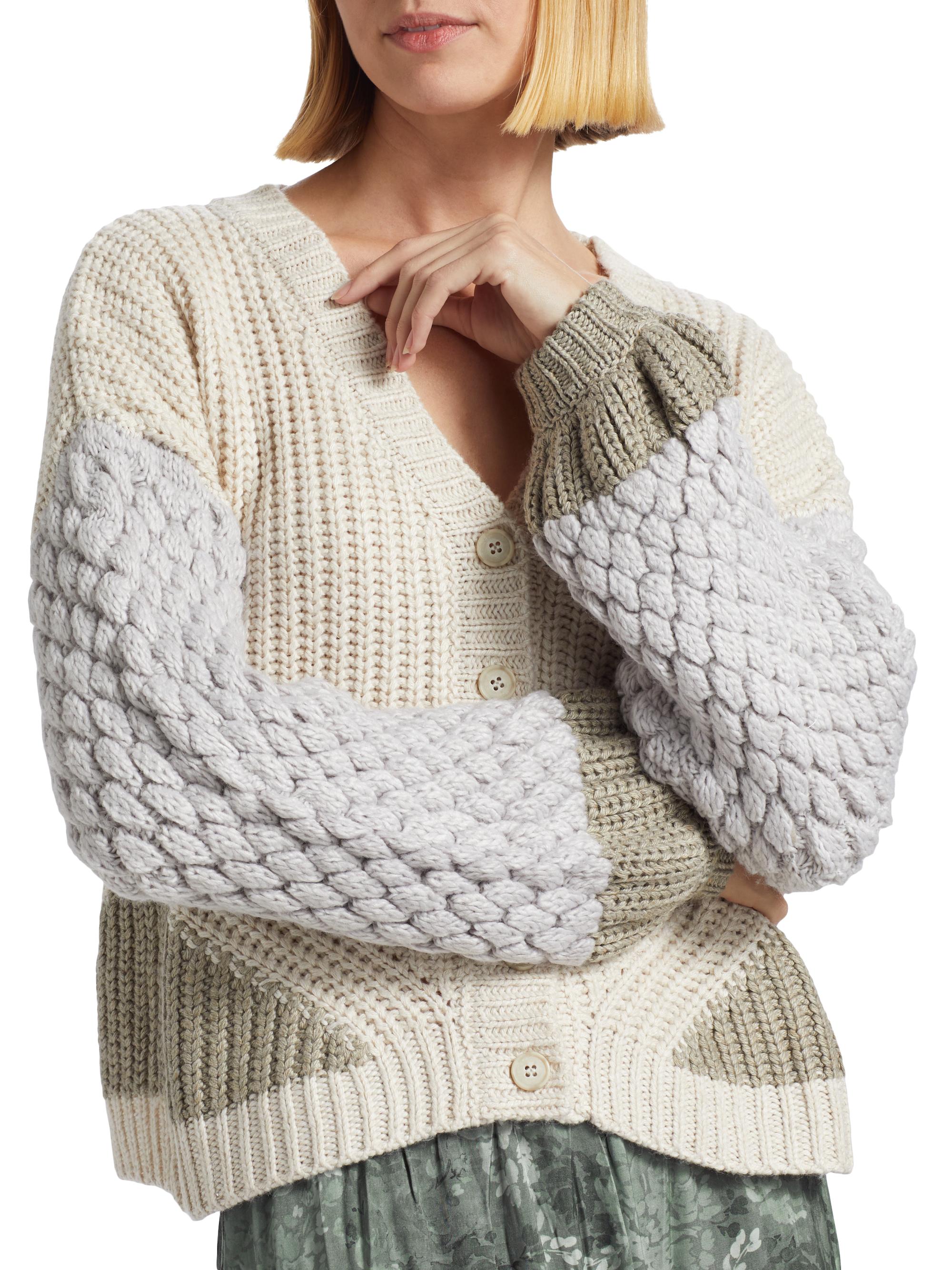Splendid Margo Colorblock Knit Cardigan | Saks Fifth Avenue