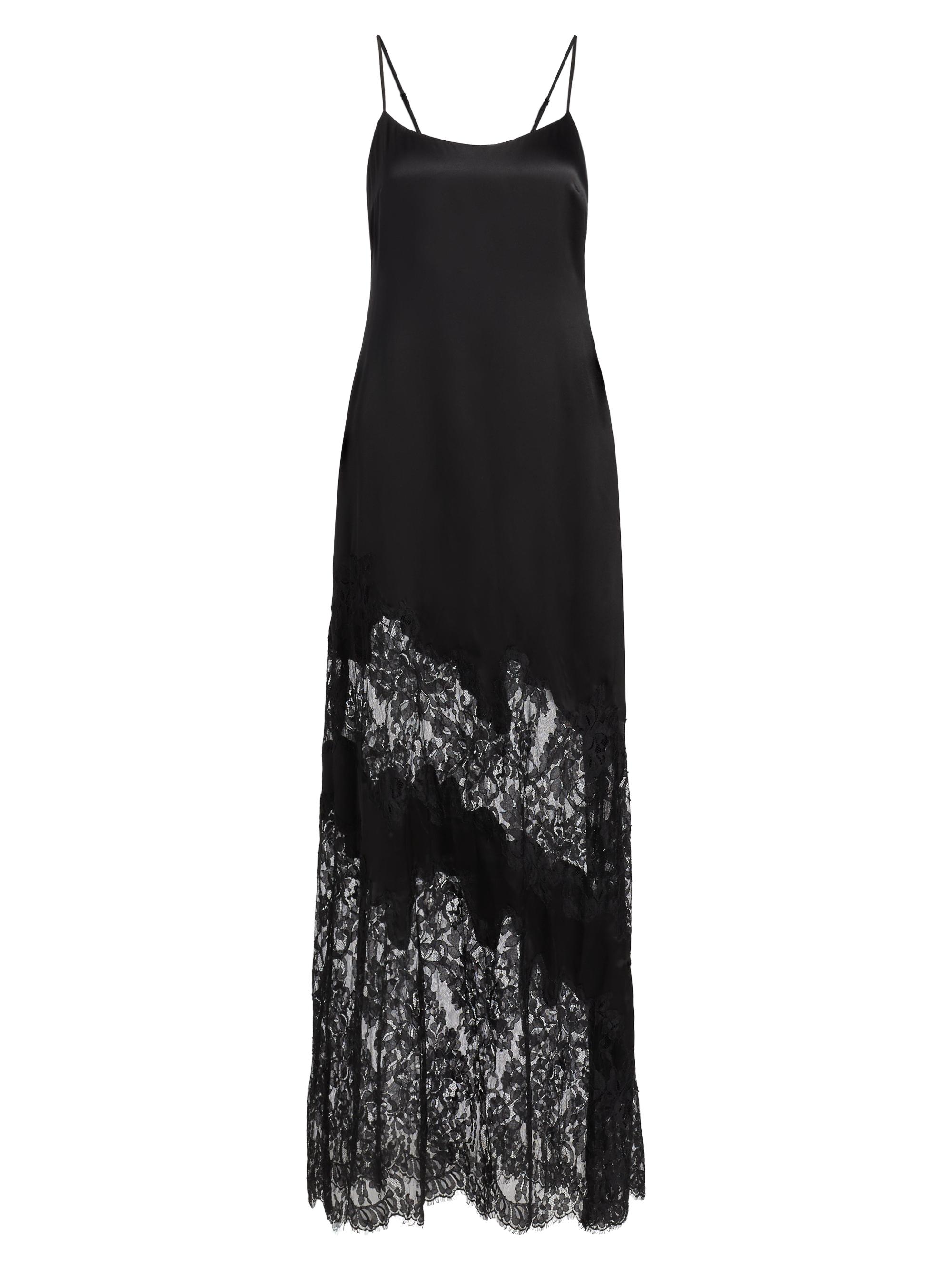 L'AGENCE Silvana Silk-Lace Sleeveless Gown | Saks Fifth Avenue