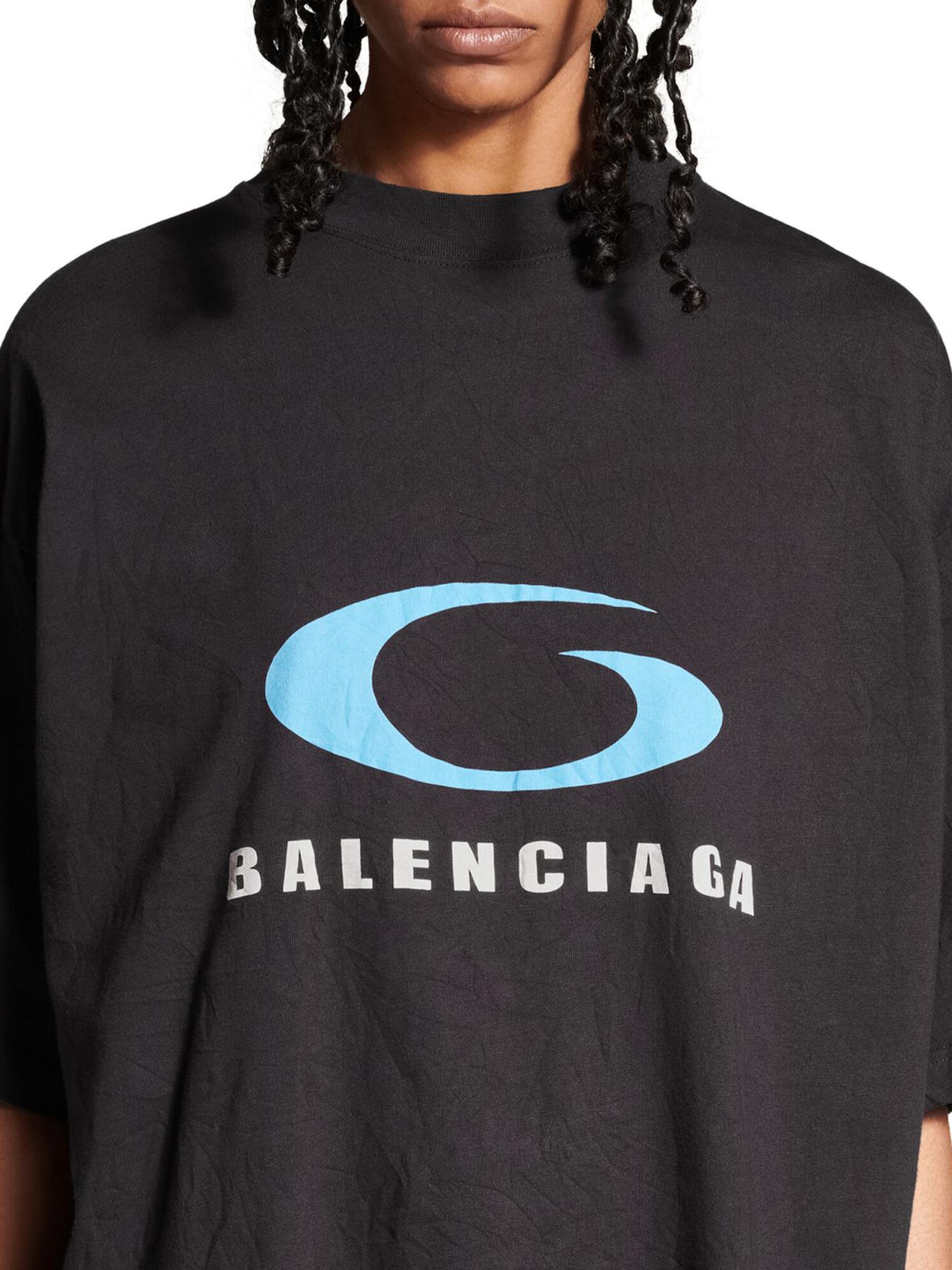 Balenciaga Loop Sports Icon Cropped T-Shirt | Saks Fifth Avenue