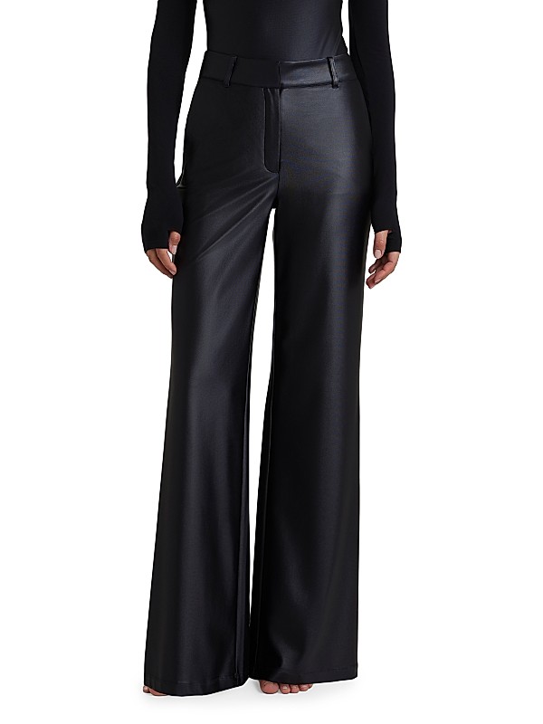 Shop Commando Matte Metallic Wide-Leg Trousers | Saks Fifth Shop Commando Matte Metallic Wide-Leg Trousers | Saks Fifth