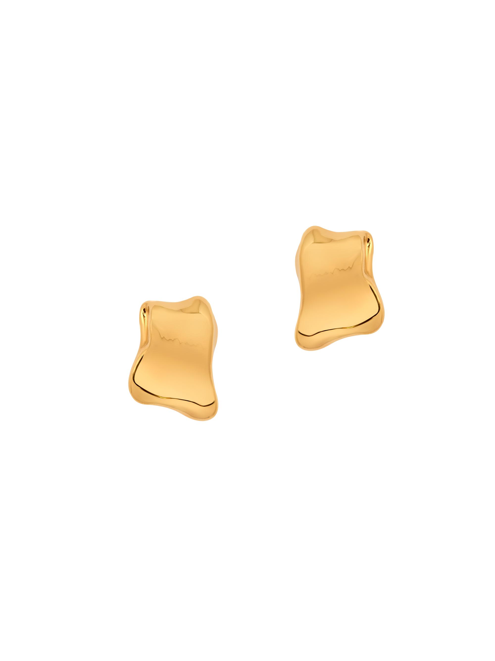 Oscar de la Renta Women's 14K-Gold-Plated Stud Earrings - Gold