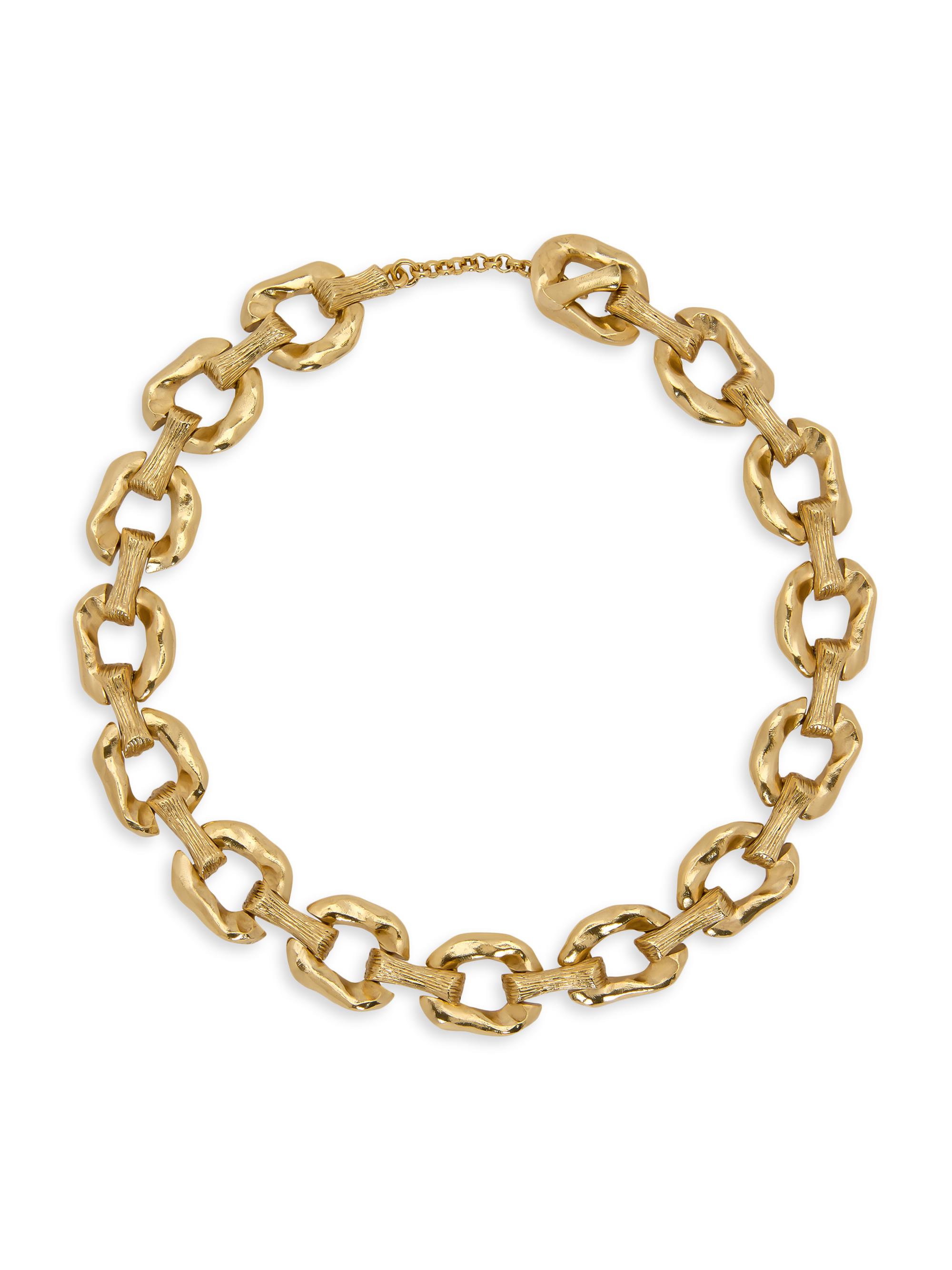 Oscar de la Renta Women's 14K-Gold-Plated Round Chain Necklace - Gold