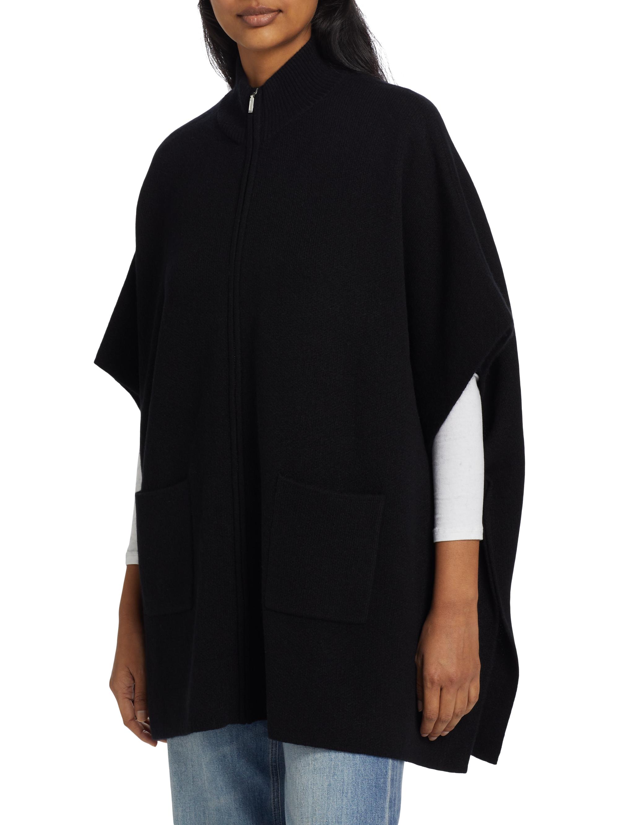 Saks Fifth Avenue COLLECTION Full-Zip Poncho | Saks Fifth Avenue