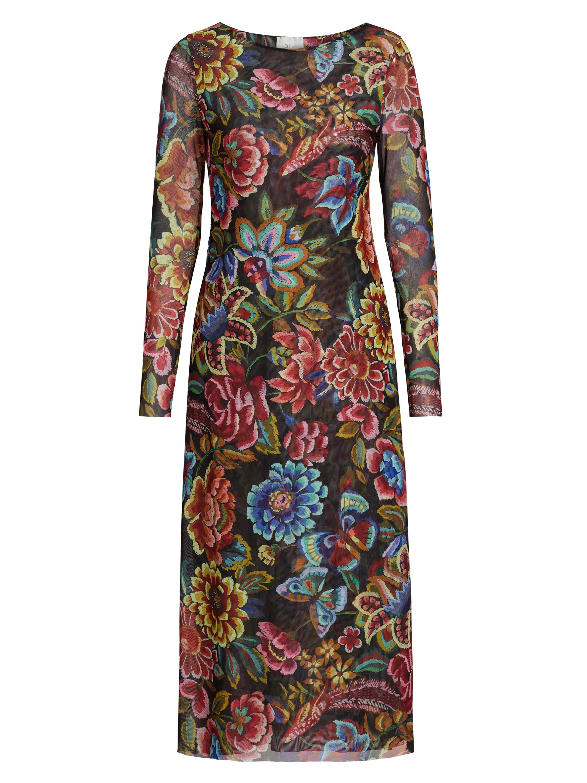 Johnny Was Women's Maldova Floral Mesh Midi-Dress - Antiqua Flower
