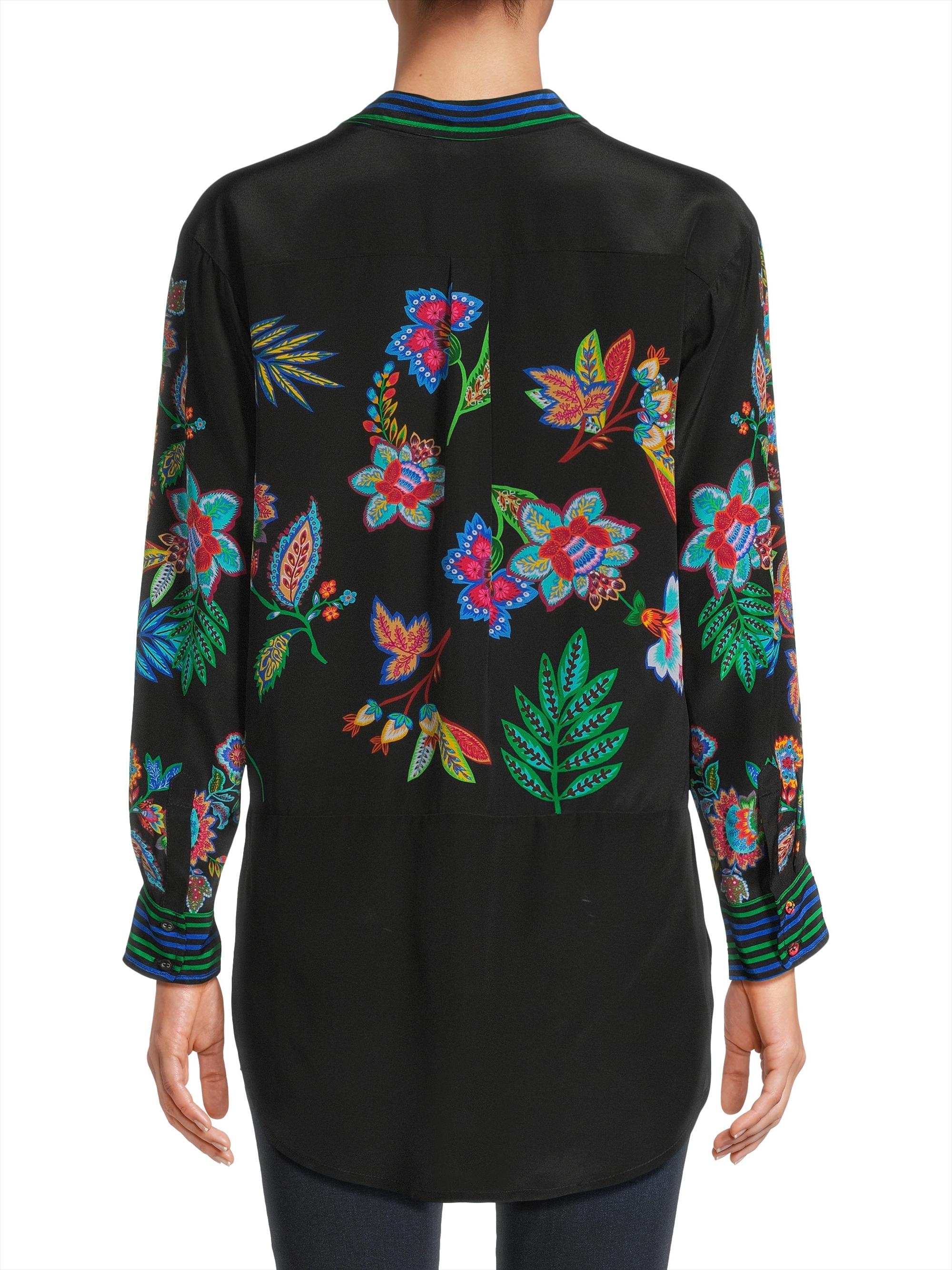 Johnny's - とと Johnny Was Pujha Edgelong Silk Tunic | Saks Fifth Avenue