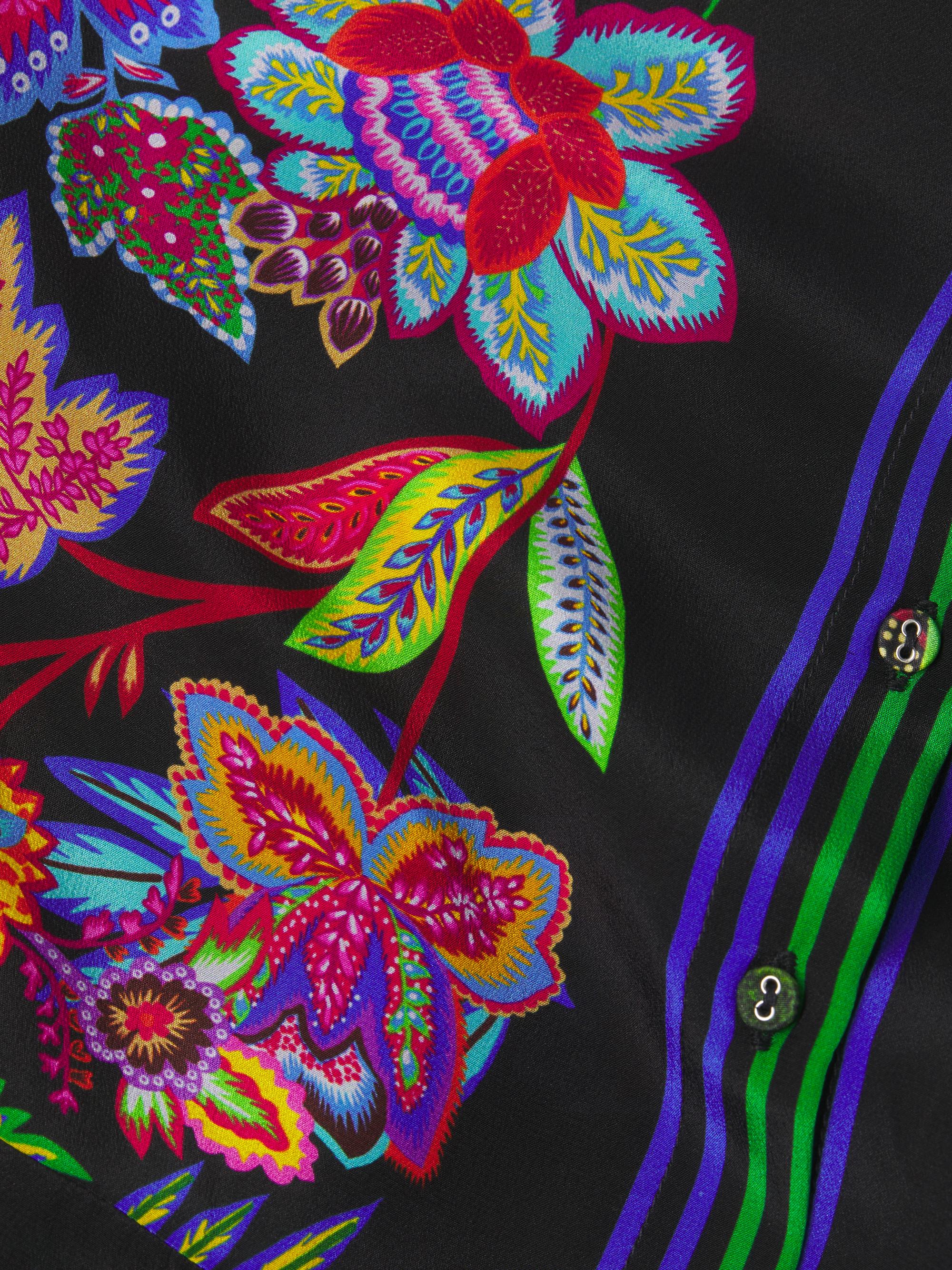 Johnny Was Pujha Edgelong Silk Tunic | Saks Fifth Avenue