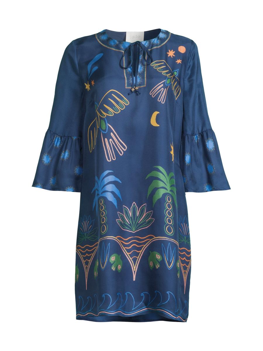Shop Johnny Was Lorianne Shift Minidress | Saks Fifth Avenue